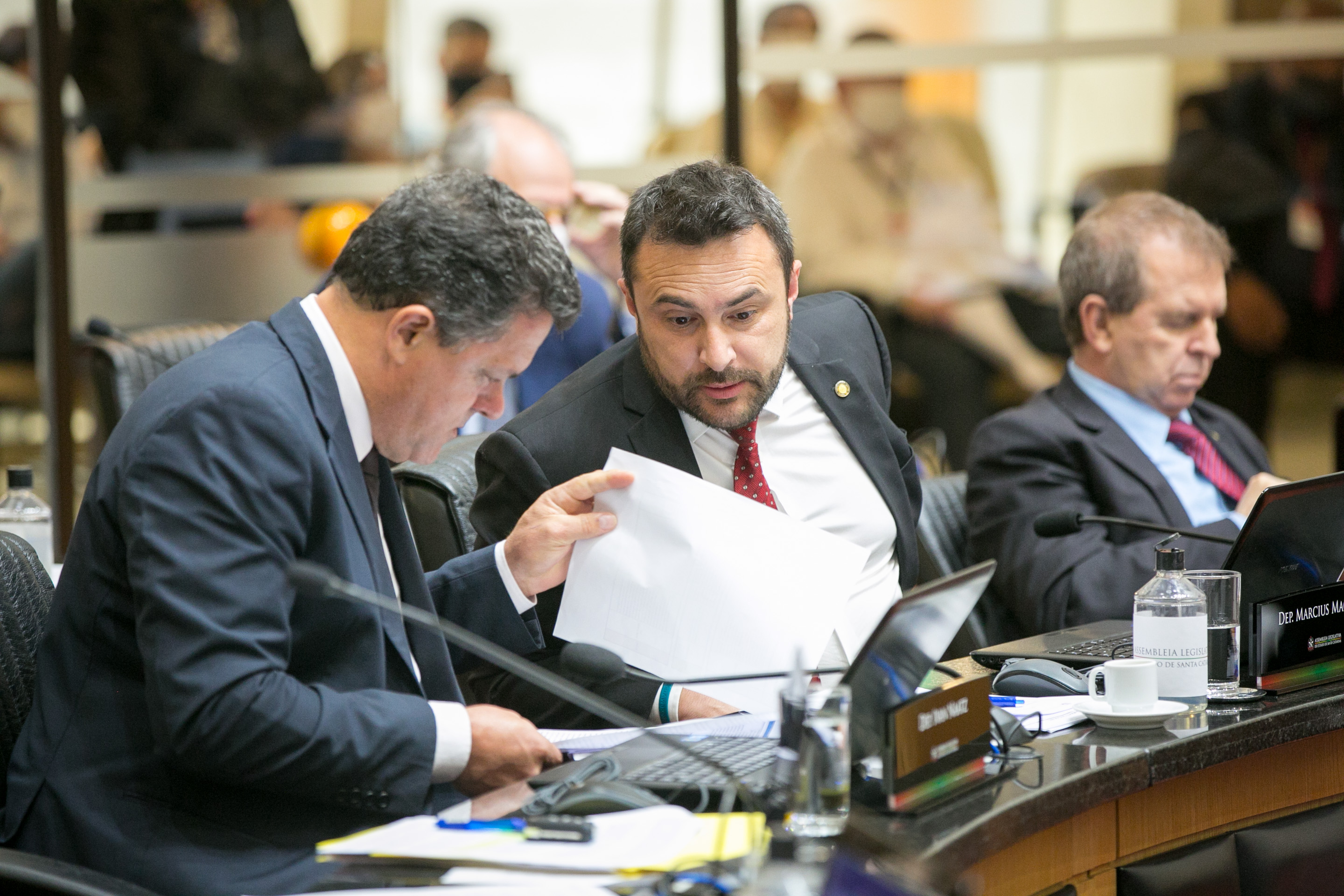 Deputado Ivan Naatz (PL) e Deputado Marcius Machado (PL)