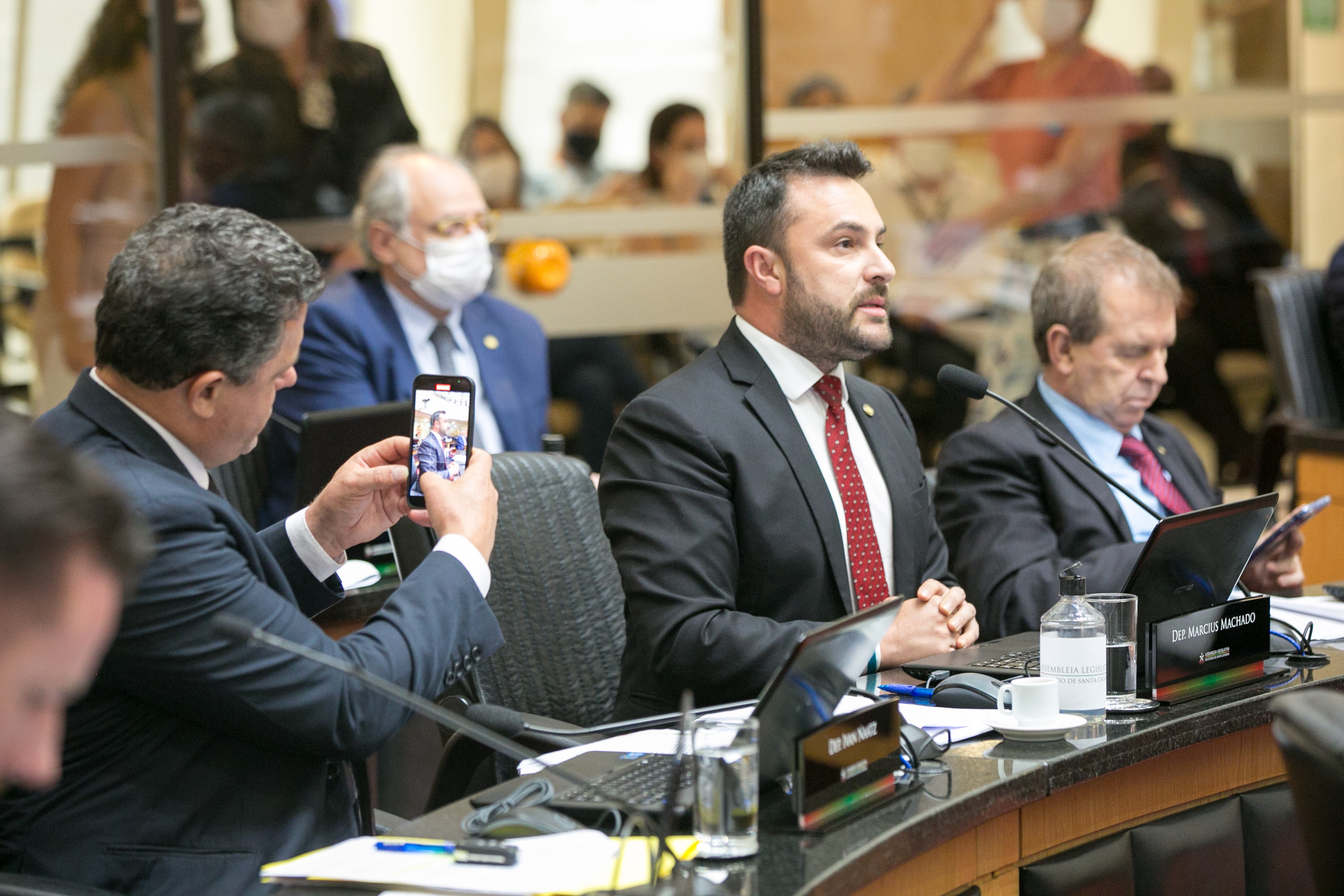 Deputado Ivan Naatz (PL) e Deputado Marcius Machado (PL)