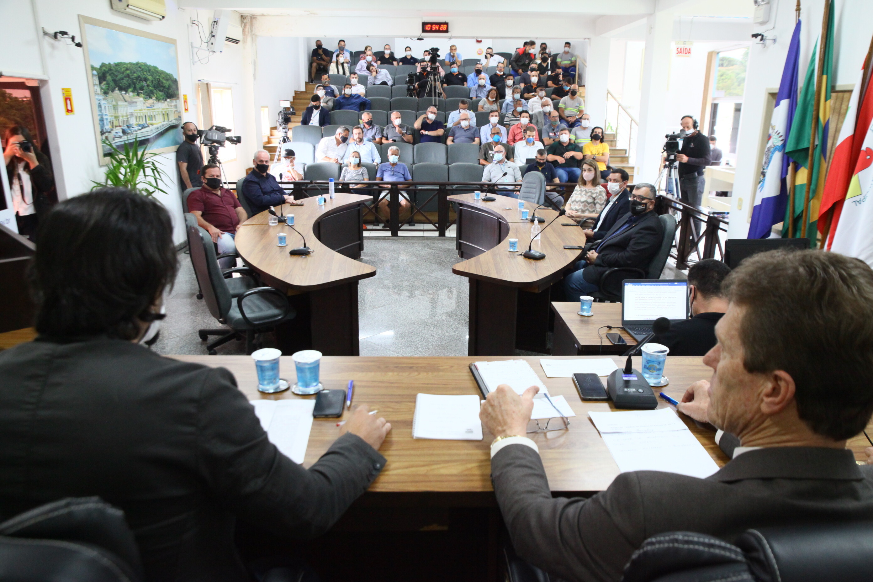 Em São Francisco do Sul, participantes também criticam possível privatização do porto