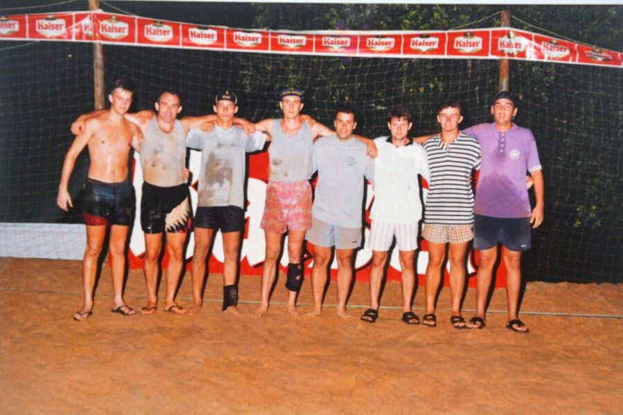 Como jogador de voleibol, Mauro de Nadal participou de várias competições oficiais por Cunha Porã