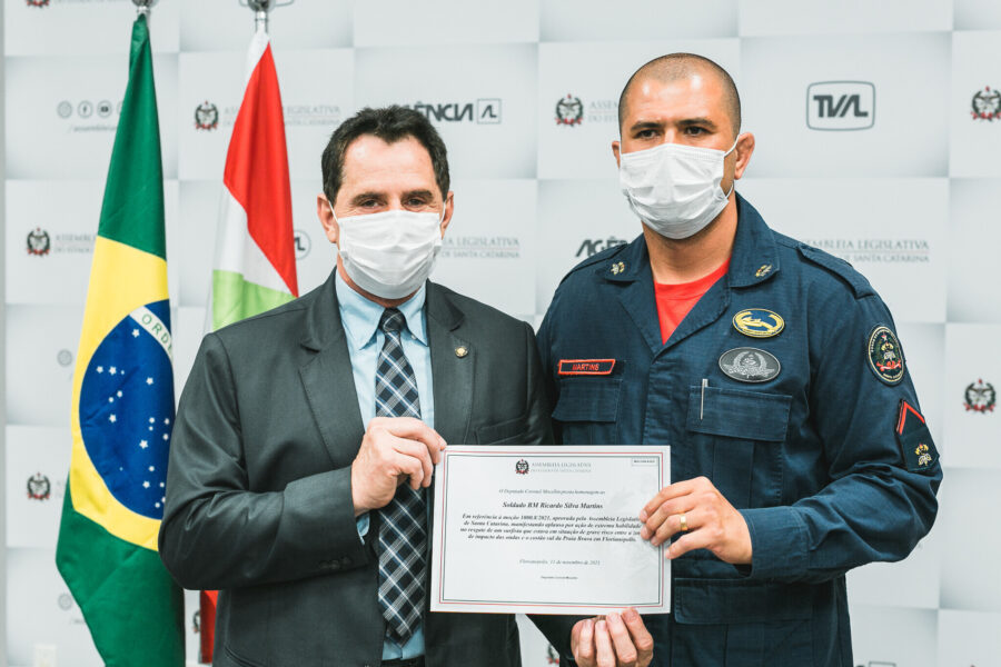 Moção de Aplausos - Dep. Cel. Mocelin - Soldado BM Ricardo Silva Martins