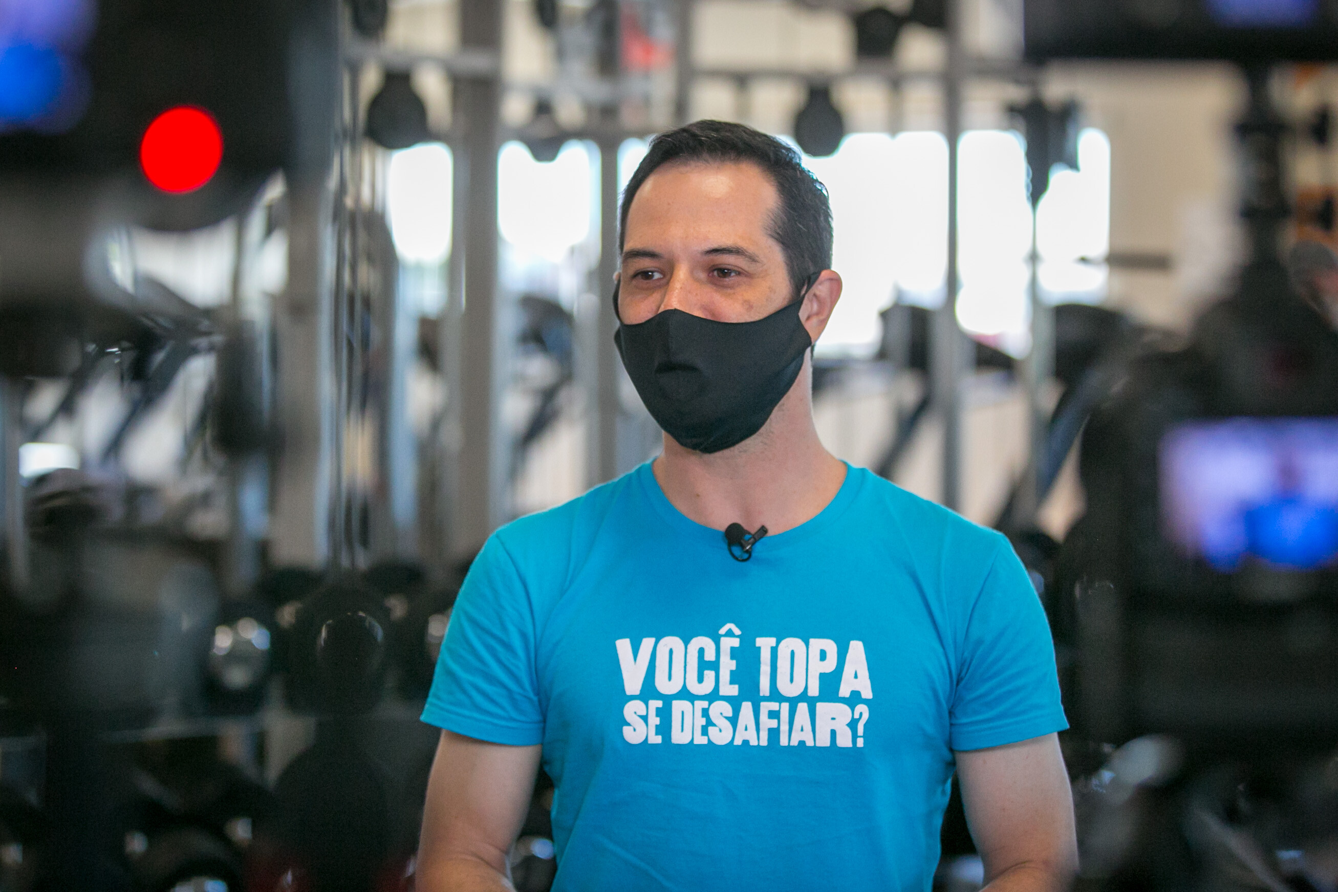 Técnico de lazer do Sesc, Daniel Rosa, diz que Covid aumentou a procura por academias para recuperação do tônus muscular