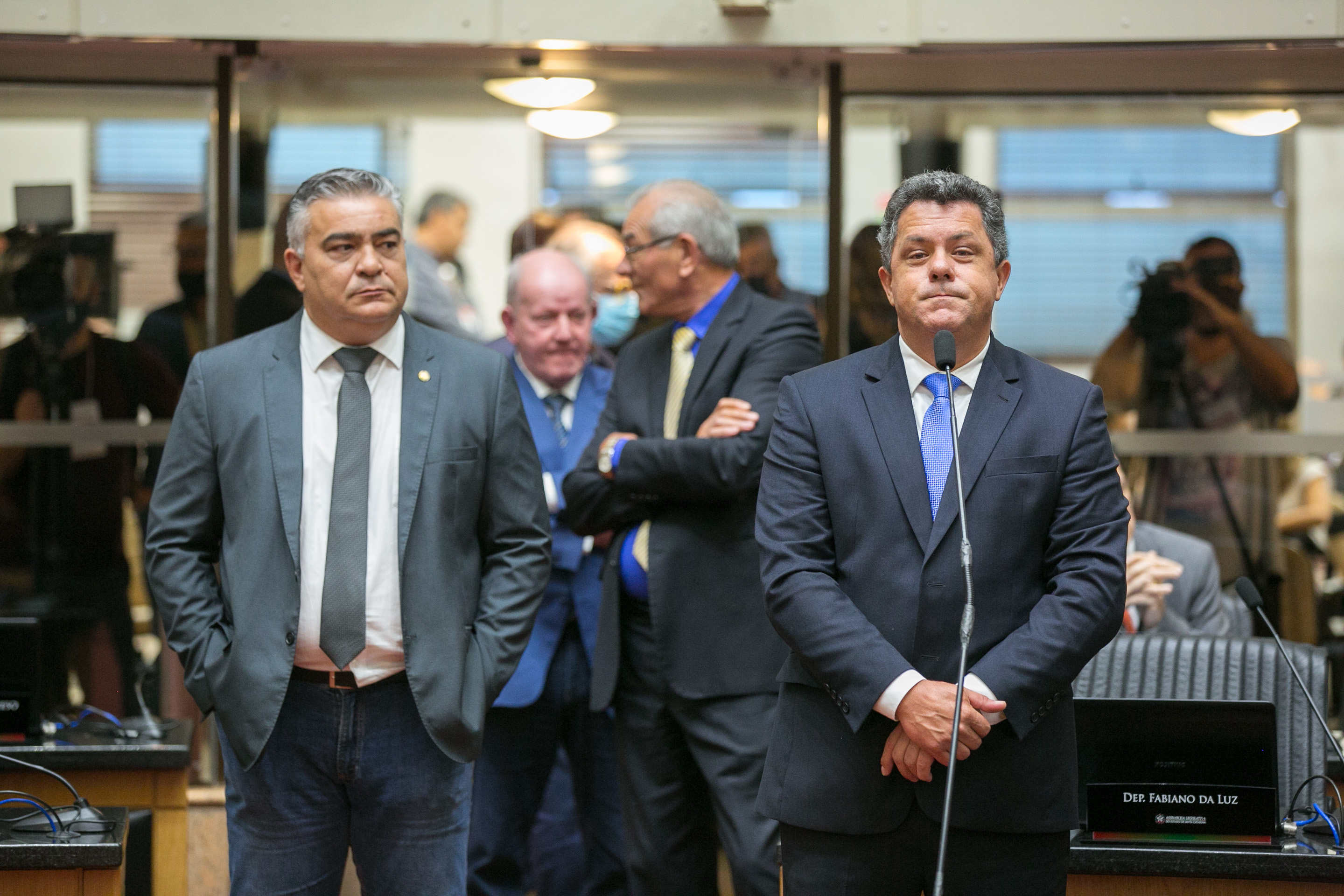 Deputado Sargento Lima (PL) e Deputado Ivan Naatz (PL)