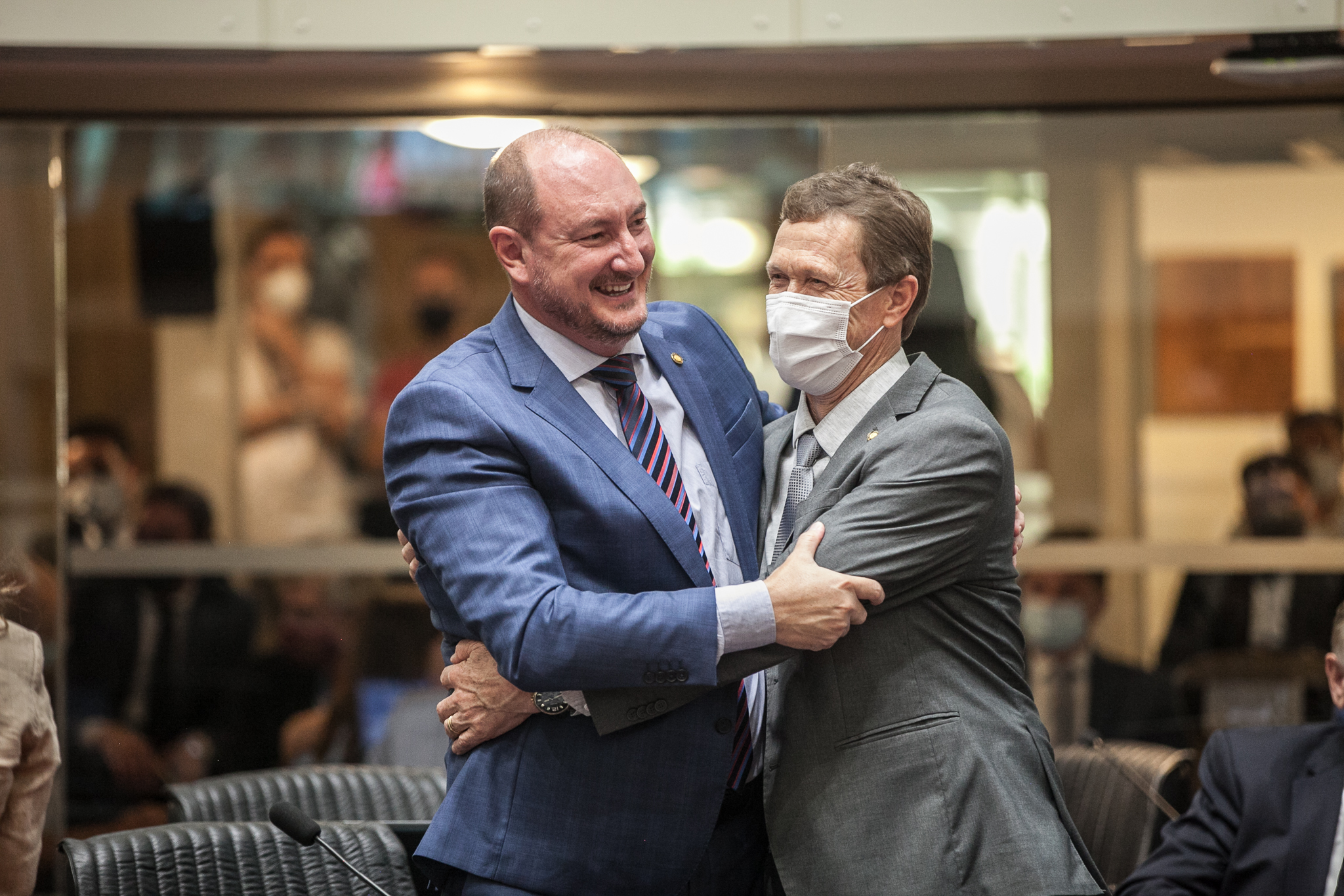 Deputado Mauro de Nadal (MDB),  Deputado Volnei Weber (MDB)