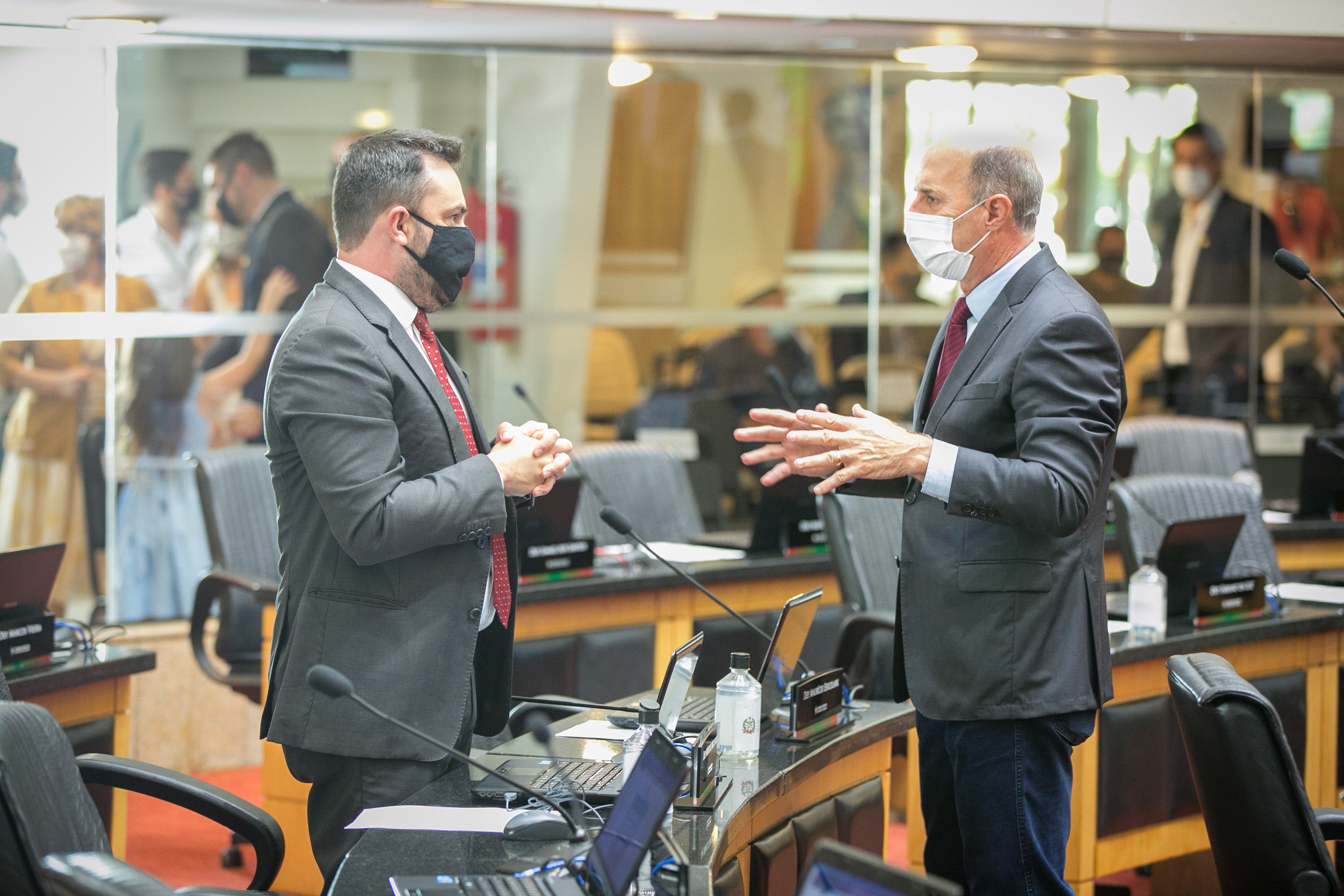 Deputado Marcius Machado (PL) e Deputado José Milton Scheffer (PP)