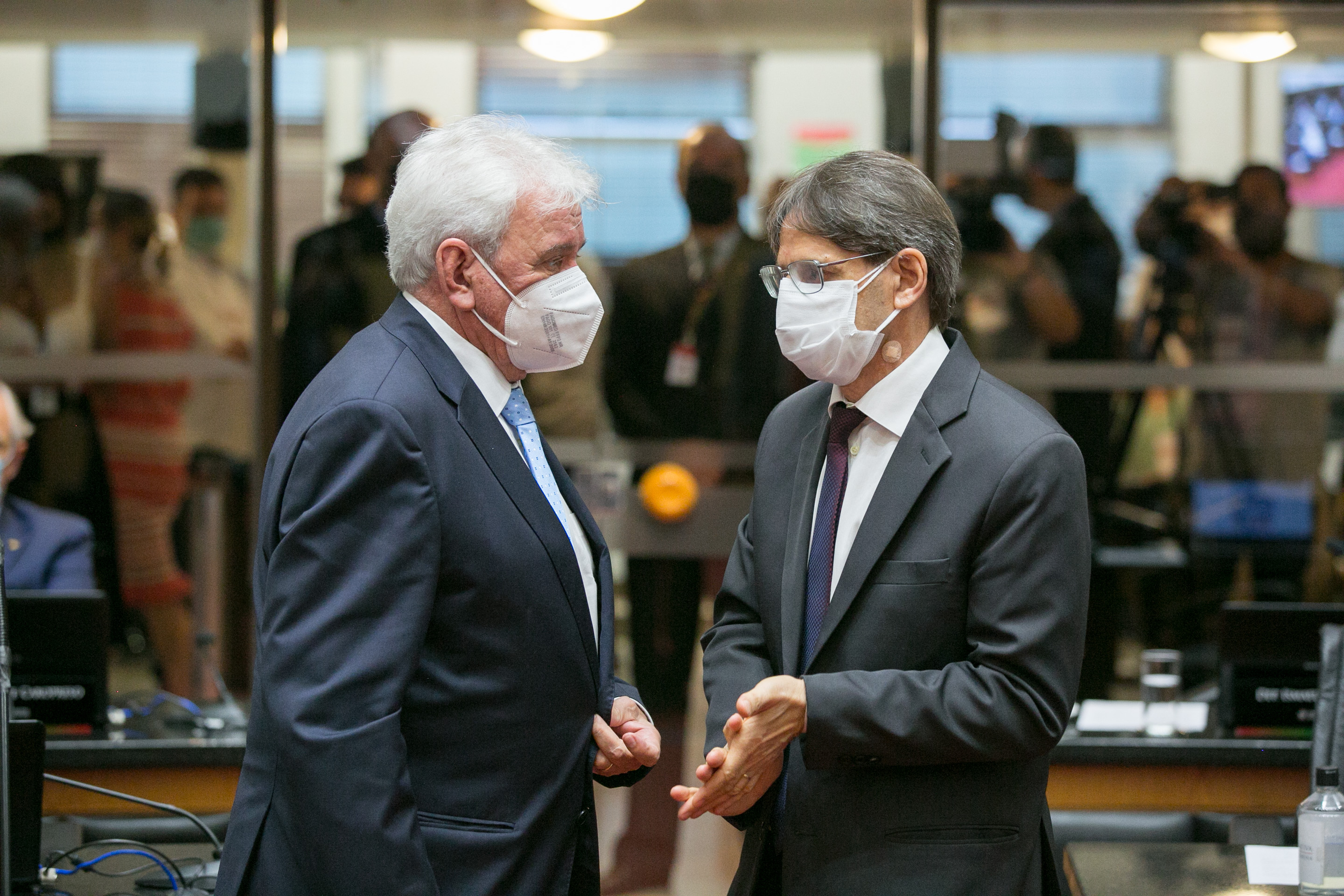 Deputado Moacir Sopelsa (MDB) e Deputado Neodi Saretta (PT)