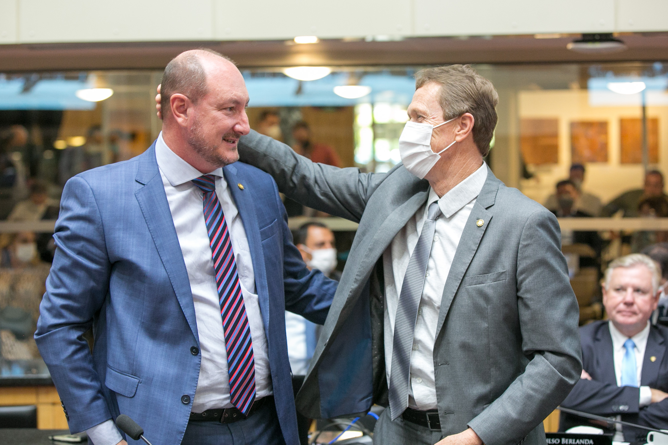 Deputado Mauro de Nadal (MDB) e Deputado Volnei Weber (MDB)