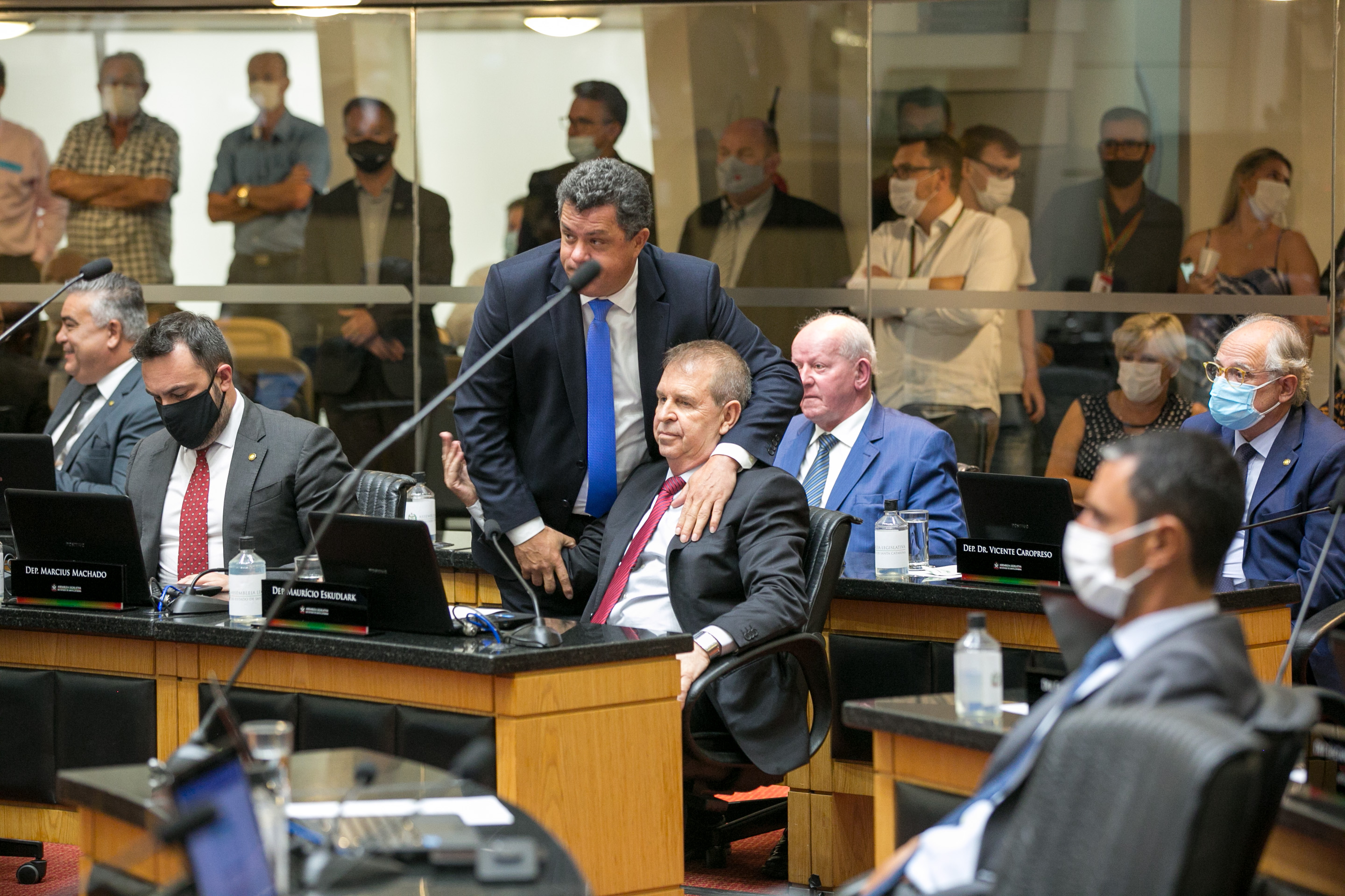 Deputado Ivan Naatz (PL) e Deputado Maurício Eskudlark (PL)