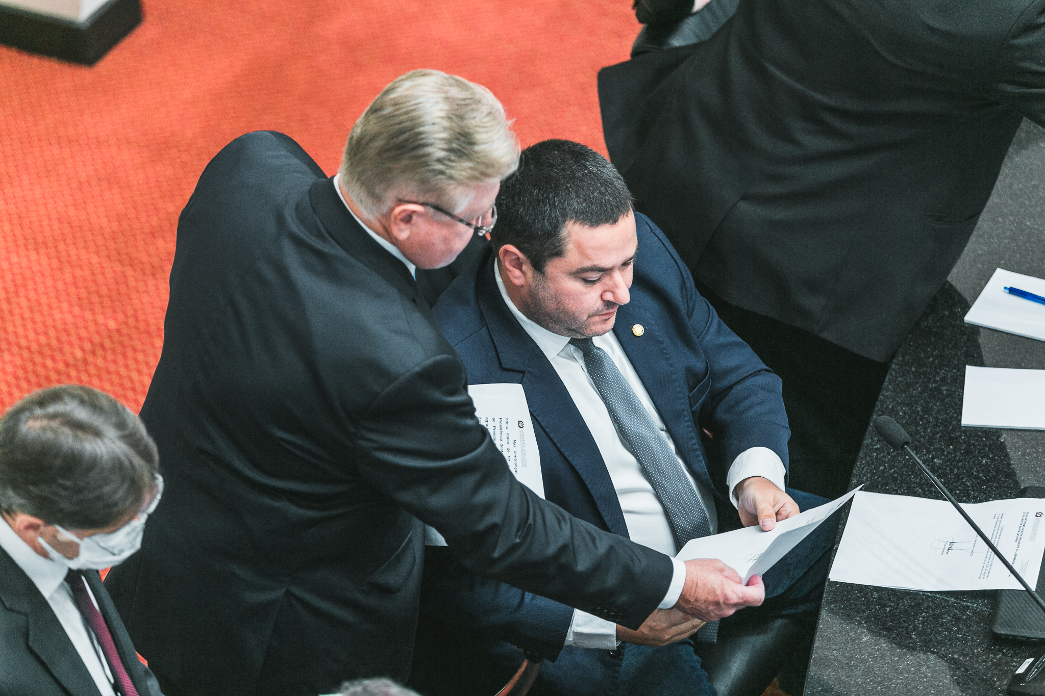 Deputado Nilso Berlanda (PL) - Deputado Ricardo Alba (PSL)