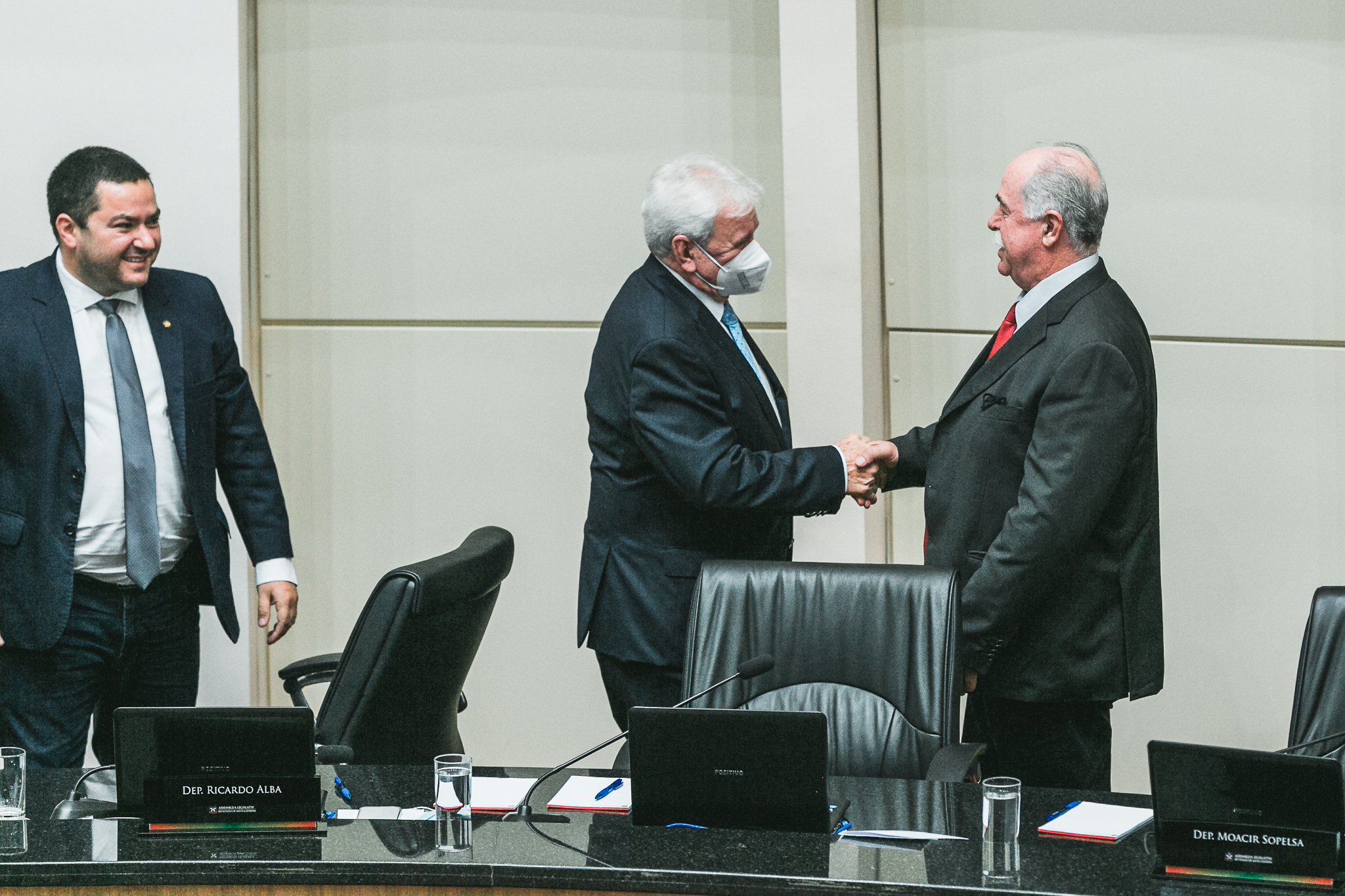 Deputado Moacir Sopelsa (MDB) - Deputado Romildo Titon (MDB)