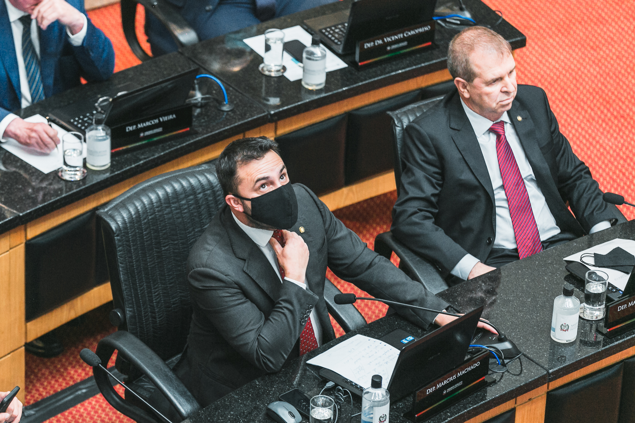 Deputado Marcius Machado (PL) - Deputado Maurício Eskudlark (PL)