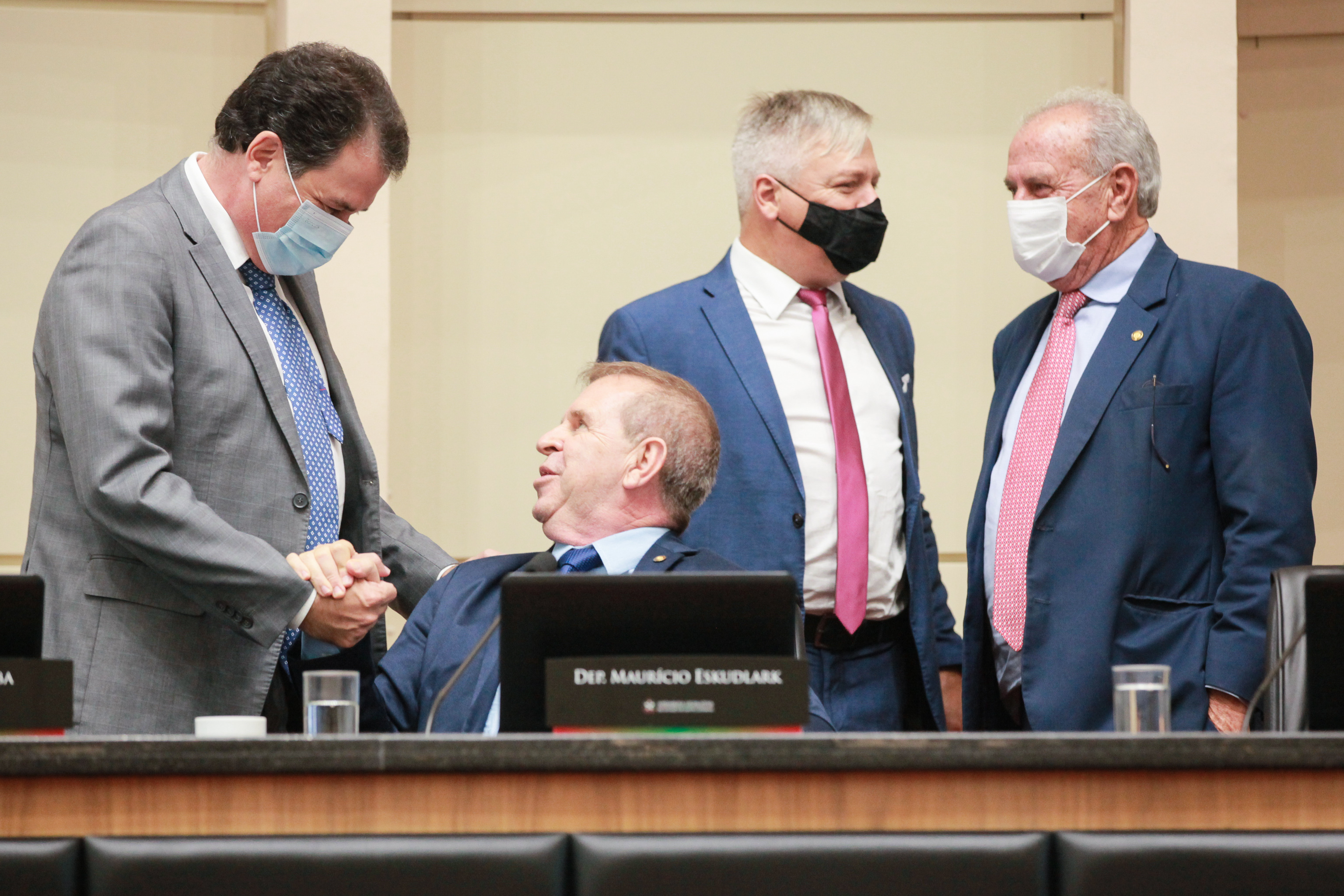 - Deputado Rodrigo Minotto (PDT) - Deputado Maurício Eskudlark (PL)  - Deputado Fabiano da Luz (PT)  - Deputado Nazareno Martins (PSB)