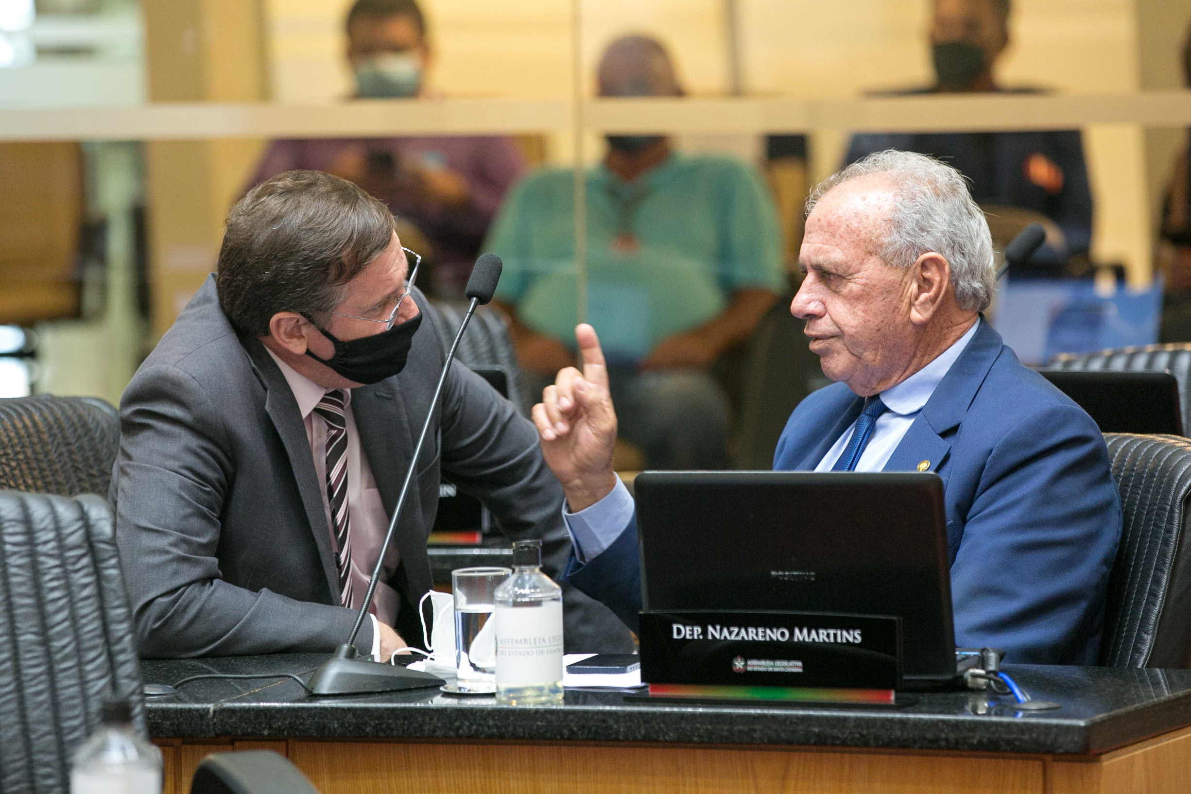 Deputado Jair Miotto (PSC) e Deputado Nazareno Martins (PSB)