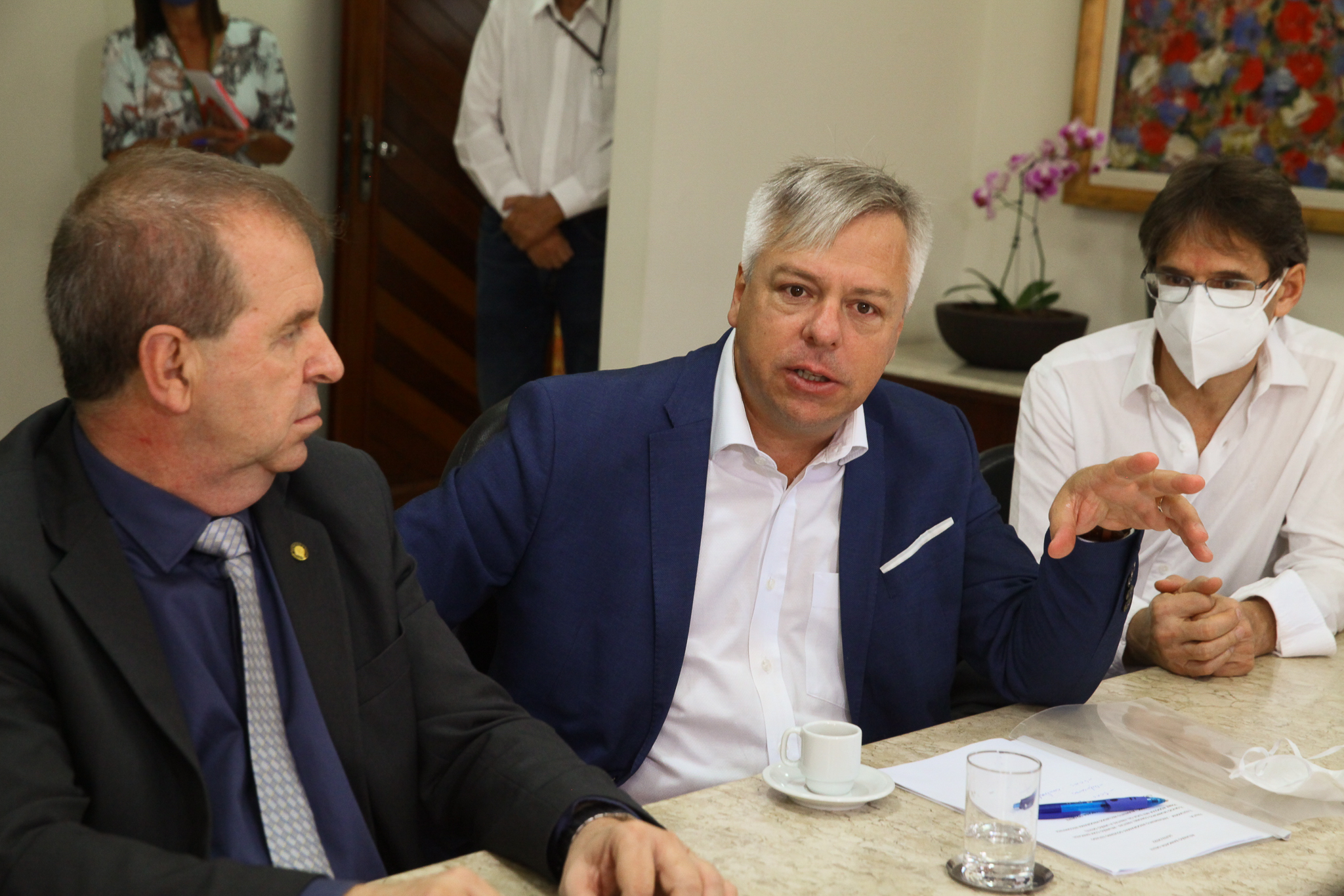 Reunião da Bancada do Oeste - Deputado Maurício Eskudlark (PL) e  Deputado Fabiano da Luz (PT)