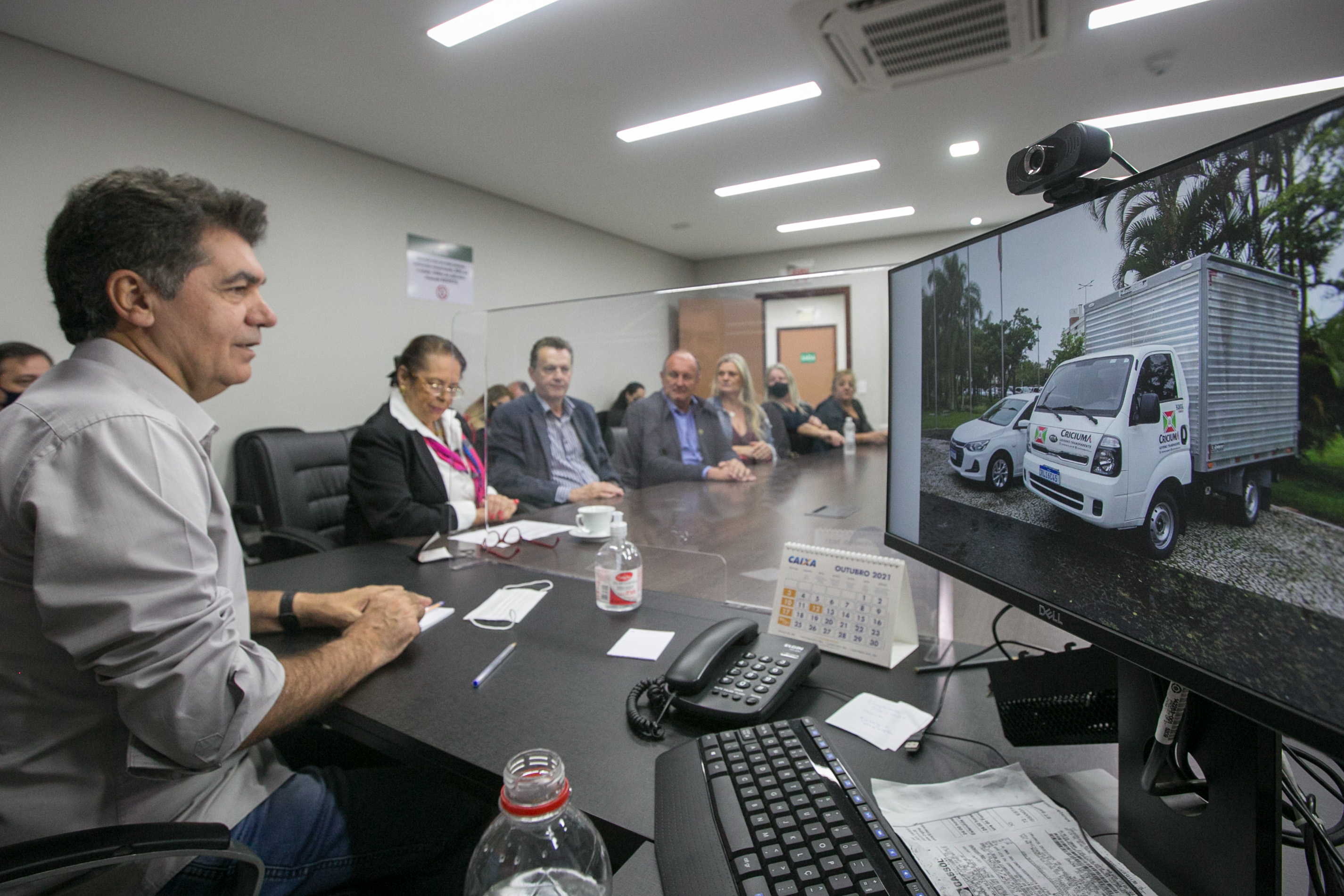 Deputada Ada De Luca (MDB) e prefeito de Criciúma, Clésio Salvaro