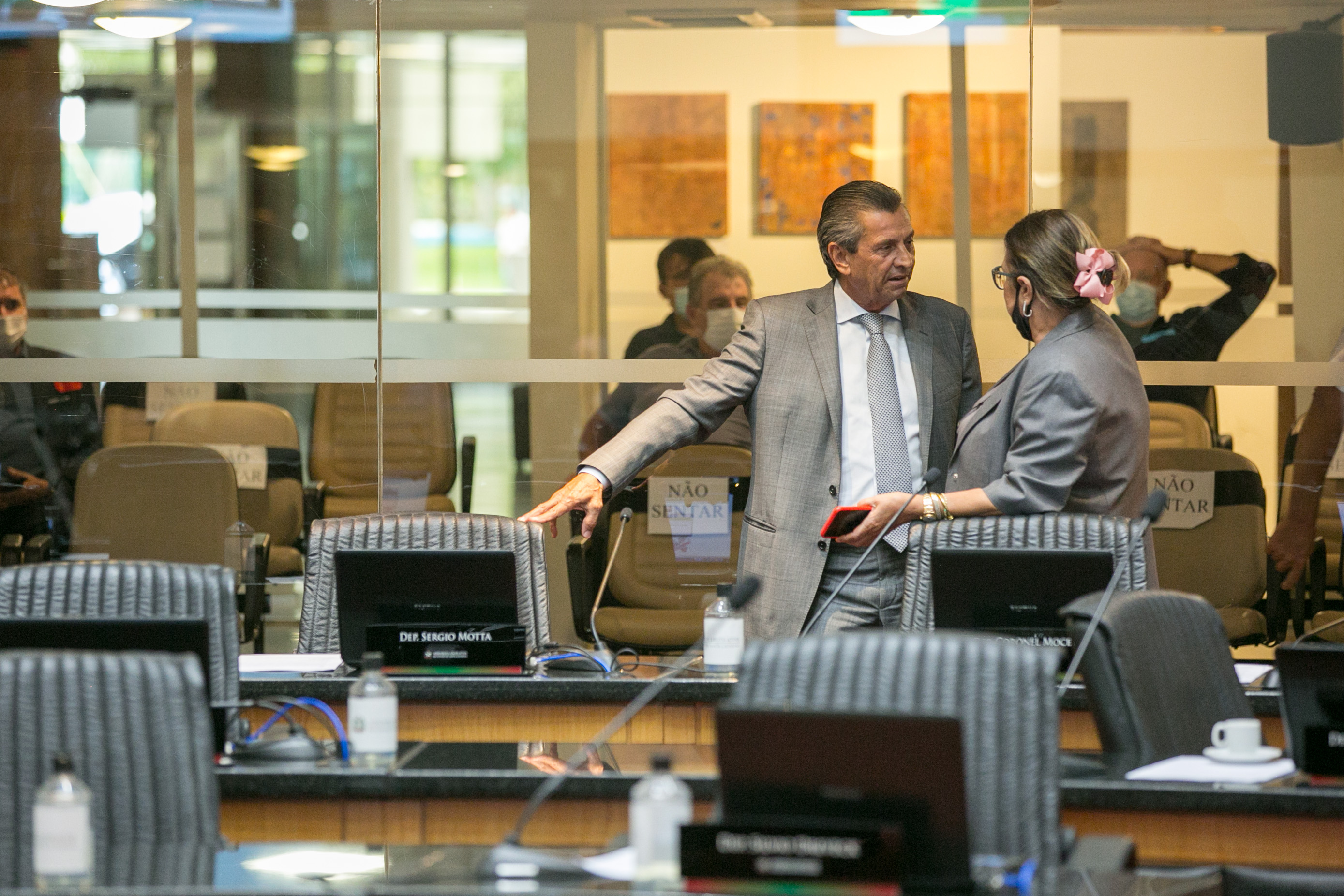 Deputado Julio Garcia (PSD) e Deputada Ada De Luca (MDB)
