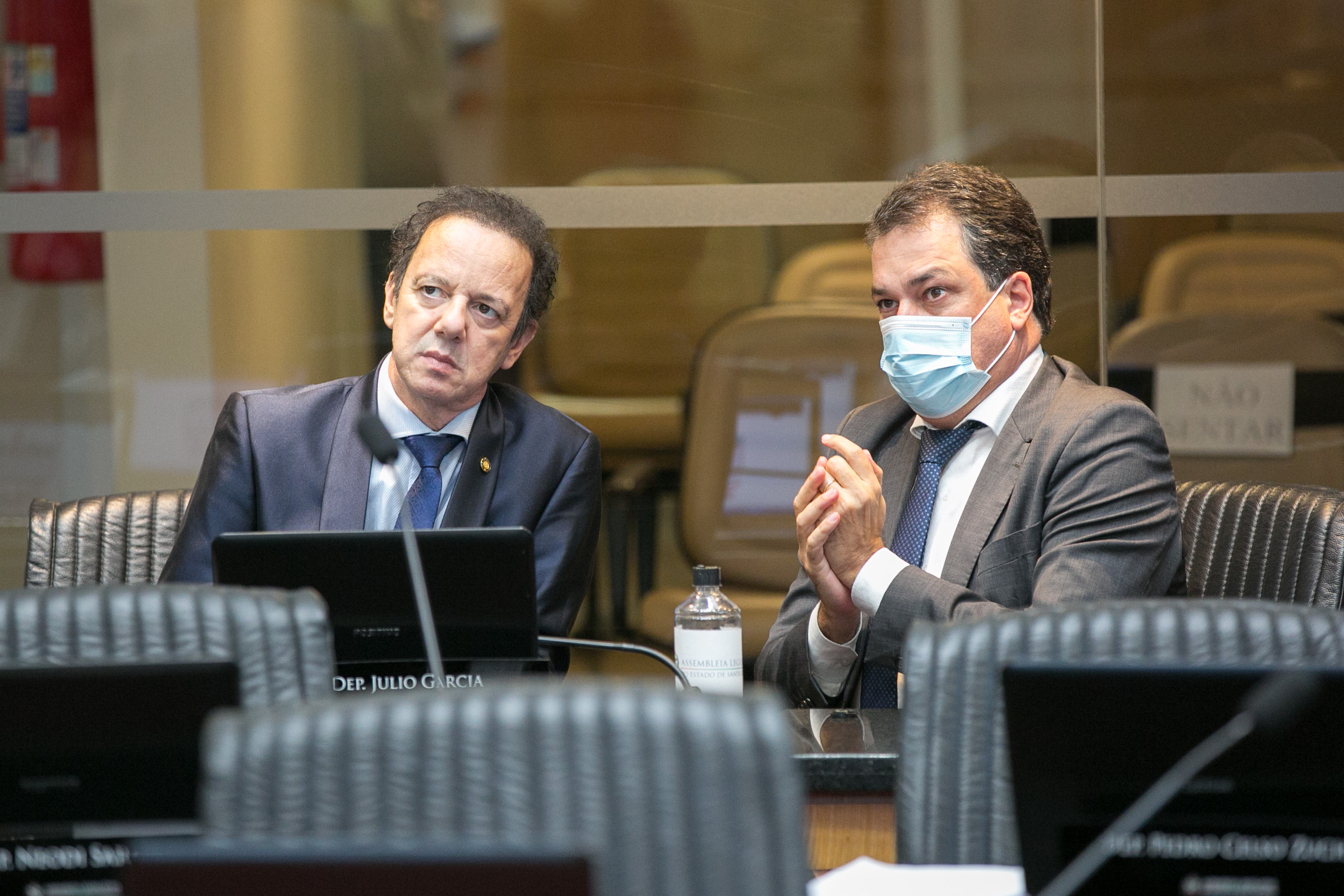 Deputado Ismael dos Santos (PSD) e Deputado Rodrigo Minotto (PDT)