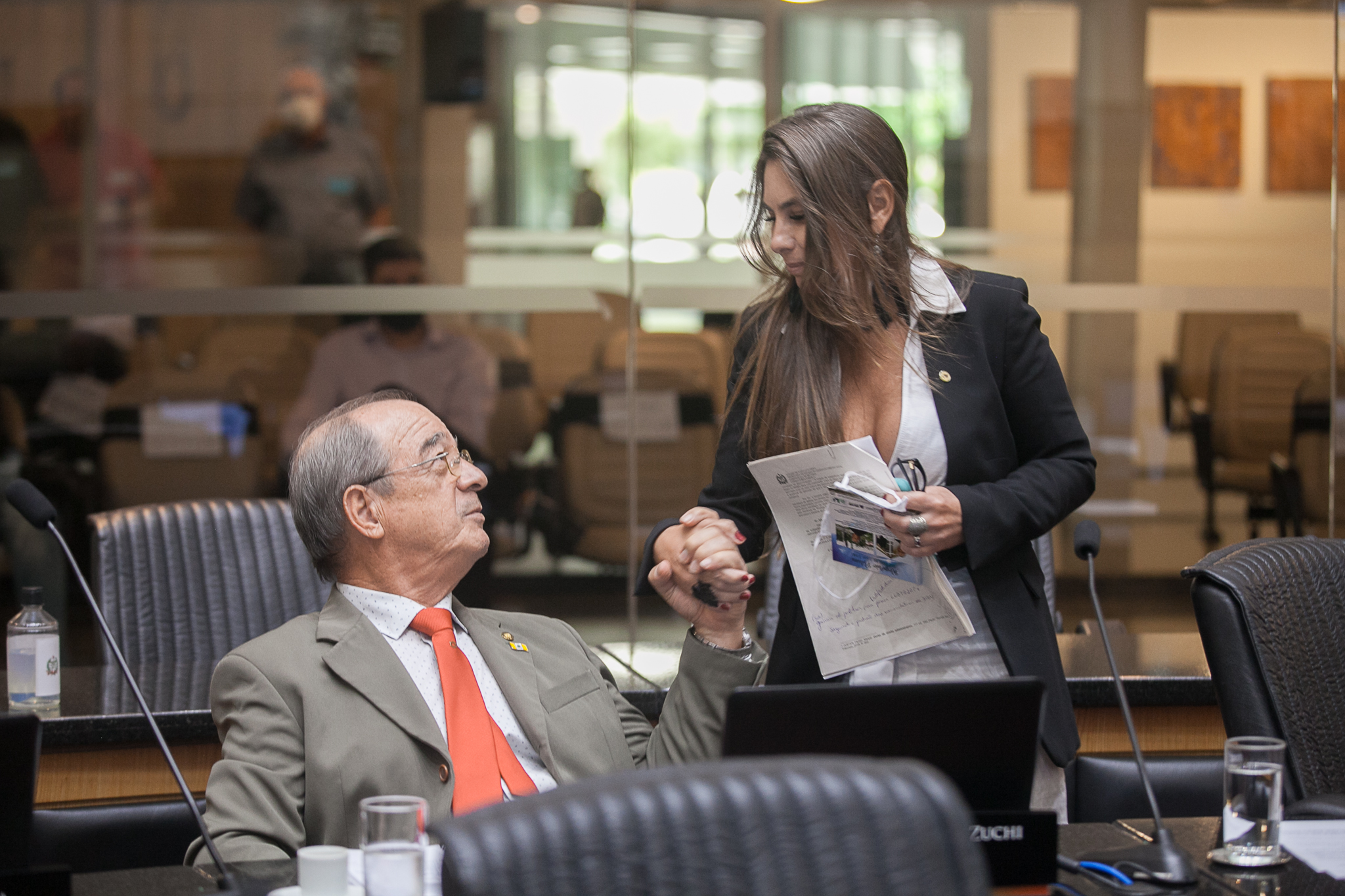 Deputado Celso Zuchi (PT), Deputada Paulinha (Sem Partido)
