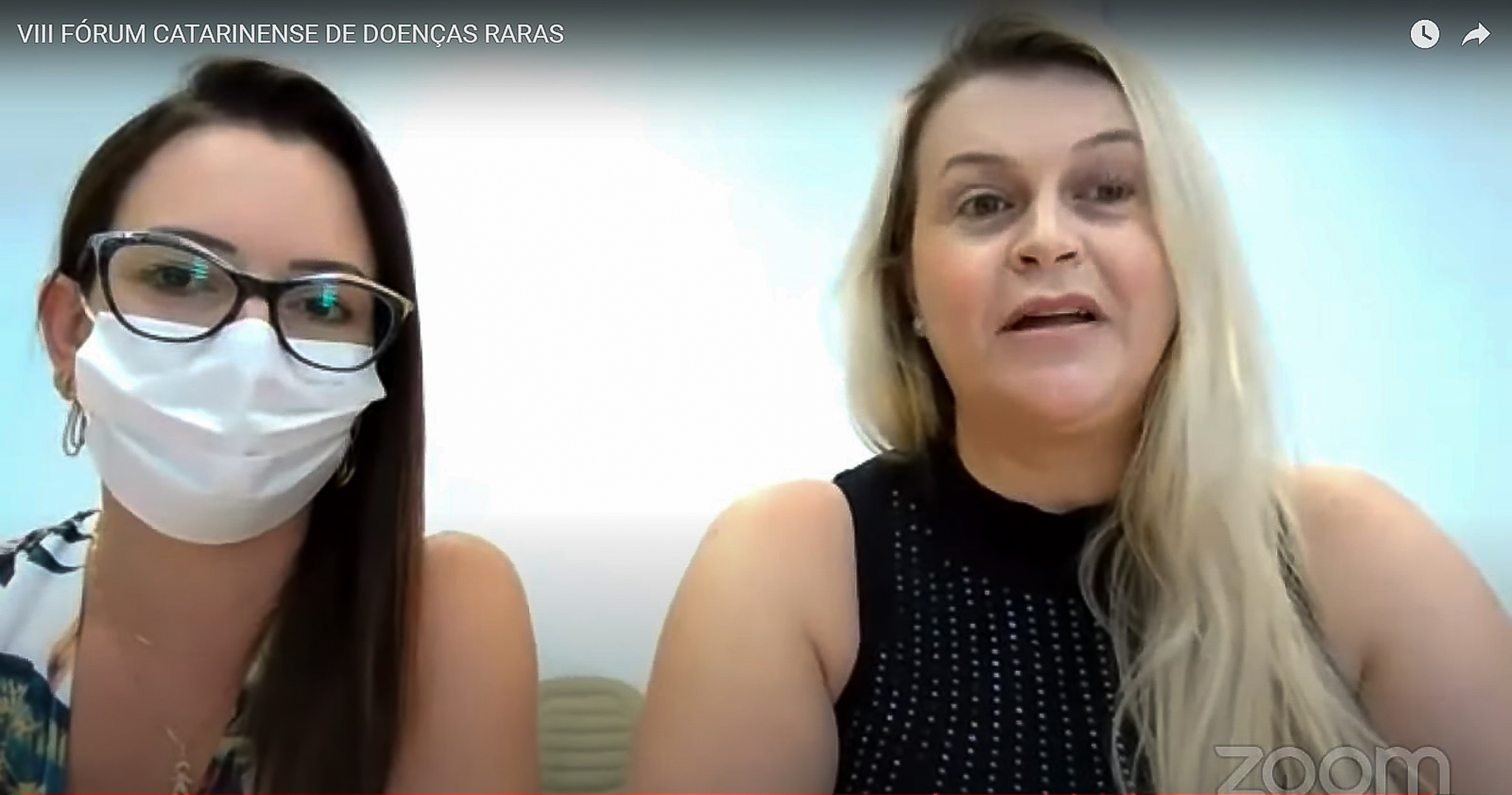VII Fórum Catarinense de Doenças Raras - Jaqueline Reginatto e Geisa Mello