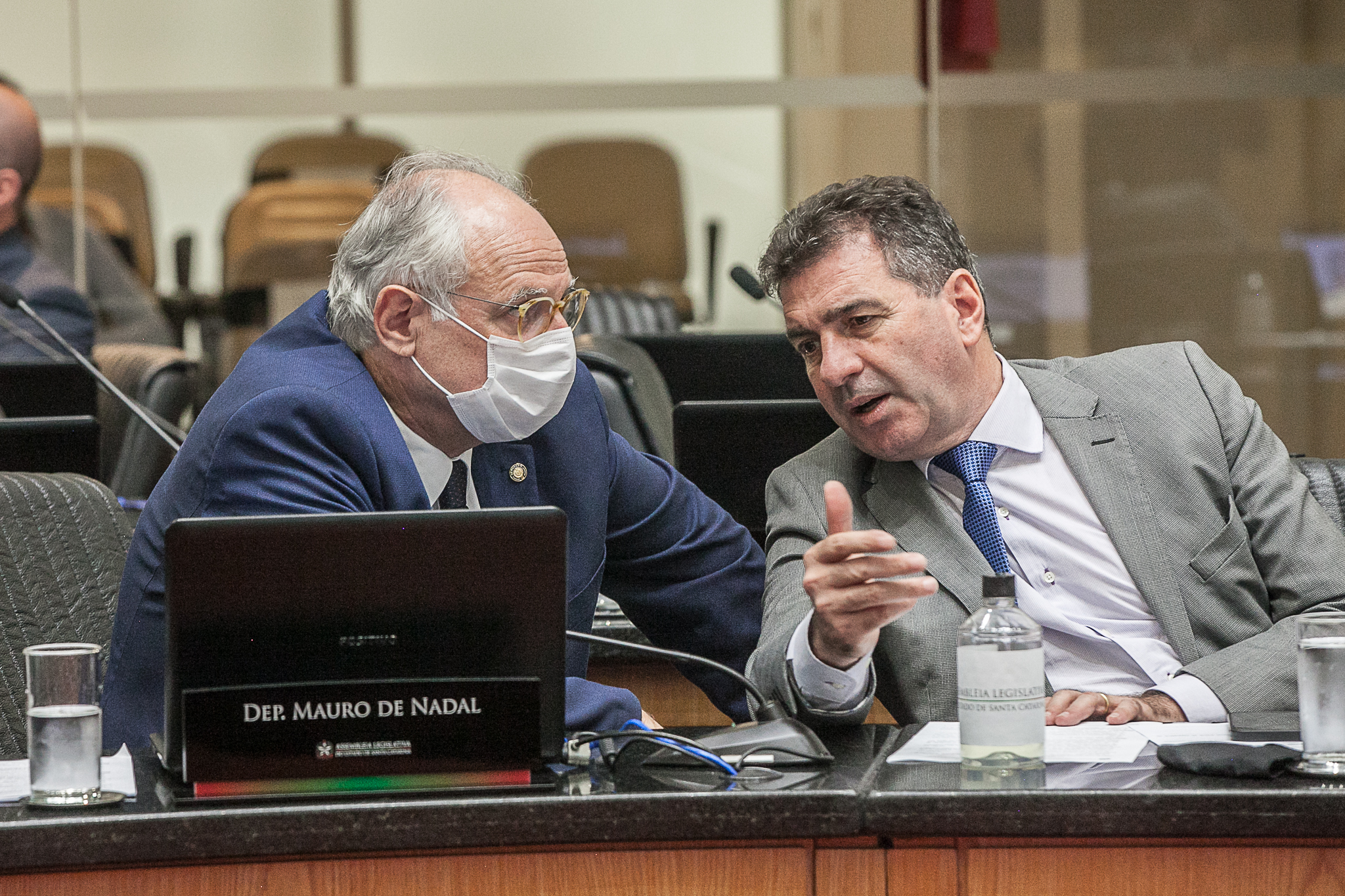 Deputado Vicente Caropreso (PSDB), Deputado Valdir Cobalchini (MDB)