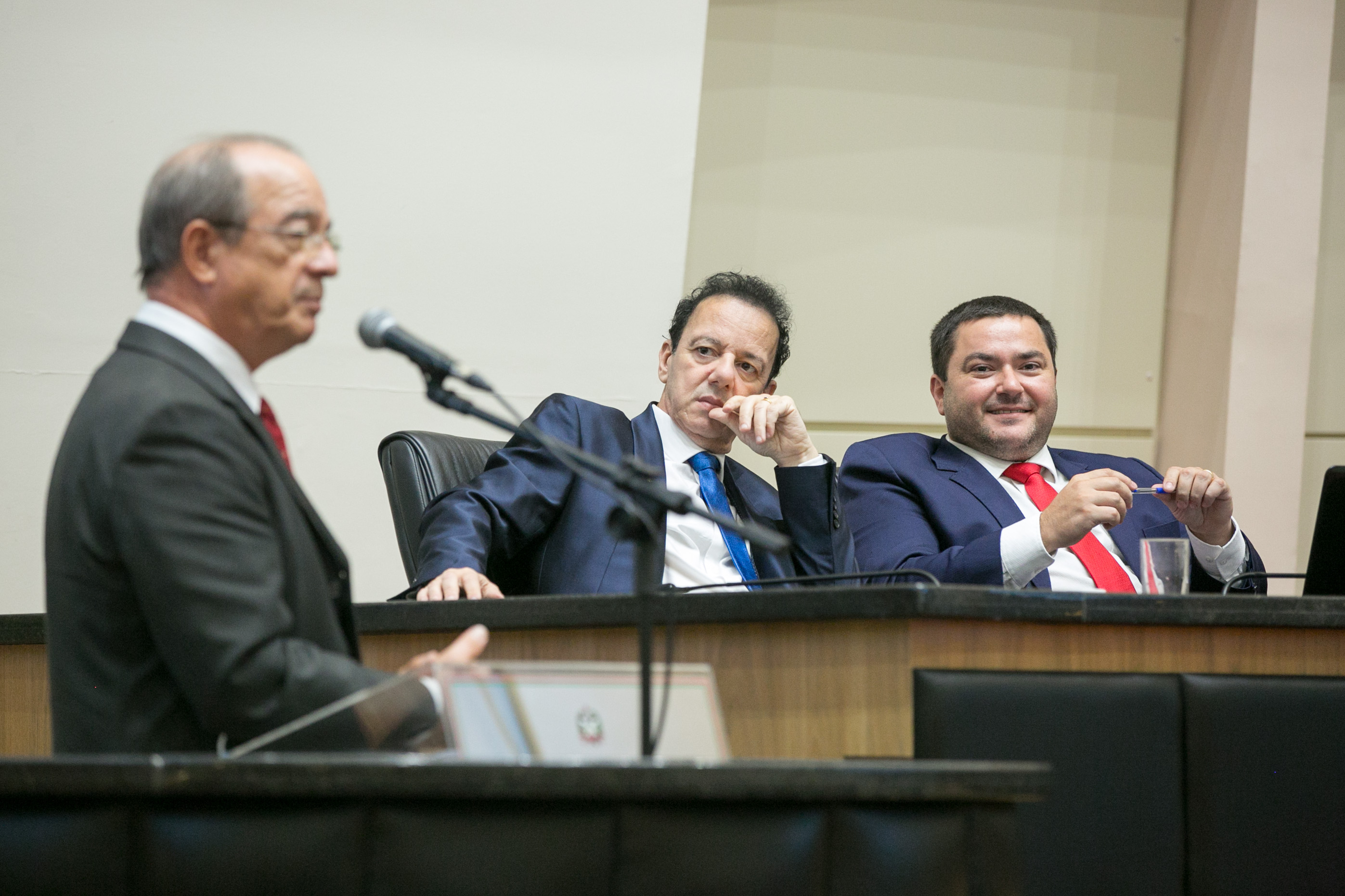 Deputado Celso Zuchi (PT), Deputado Ismael dos Santos (PSD) e Deputado Ricardo Alba (PSL)