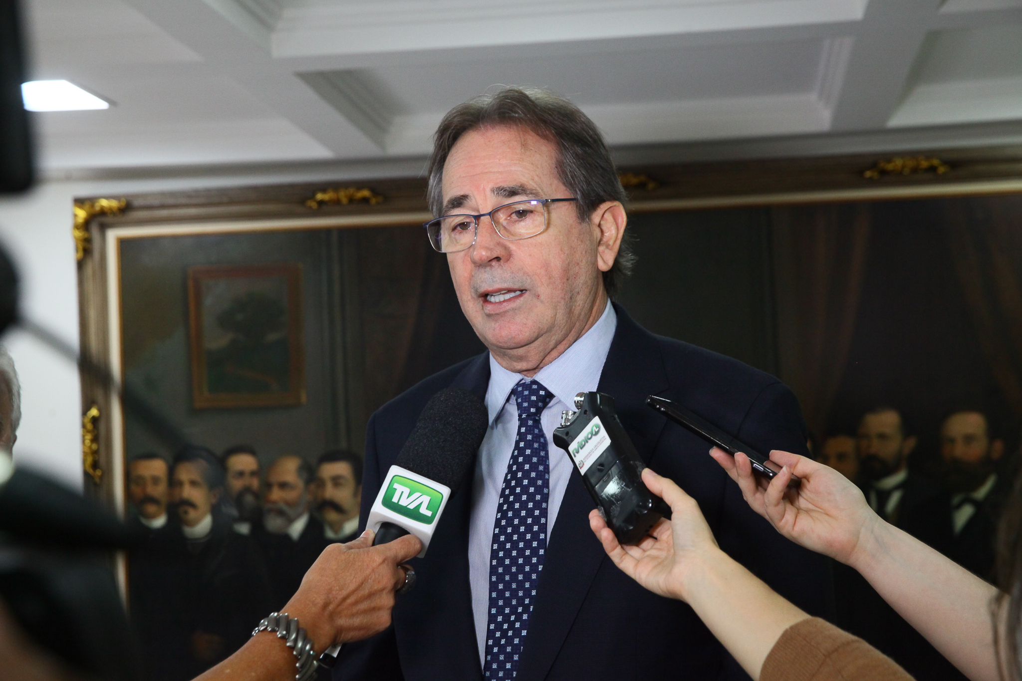 Visita Institucional do Presidente da Fiesc - Mário Cezar de Aguiar