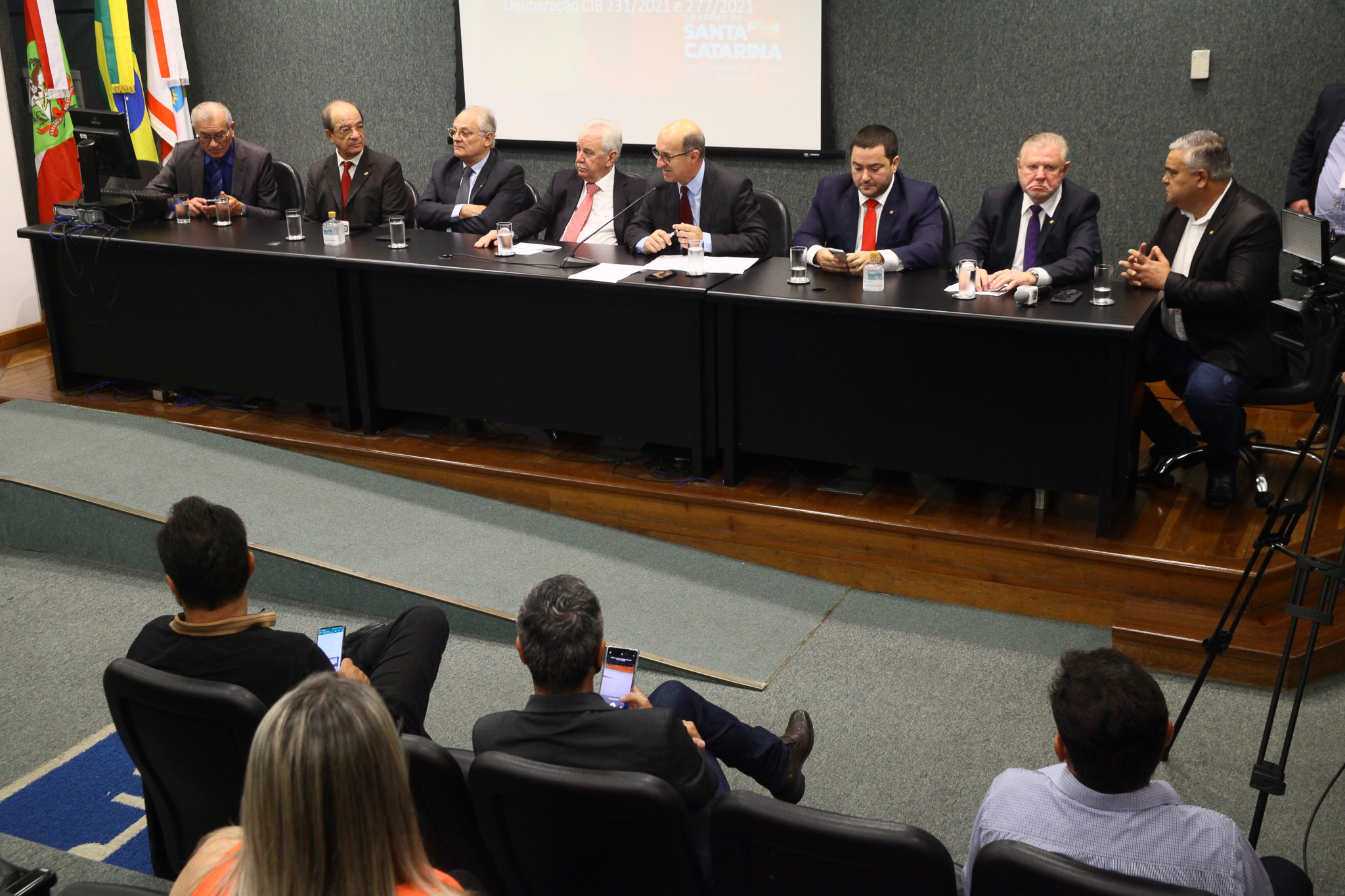 Reunião de Instalação da Frente Parlamentar em Defesa da Saúde Catarinense