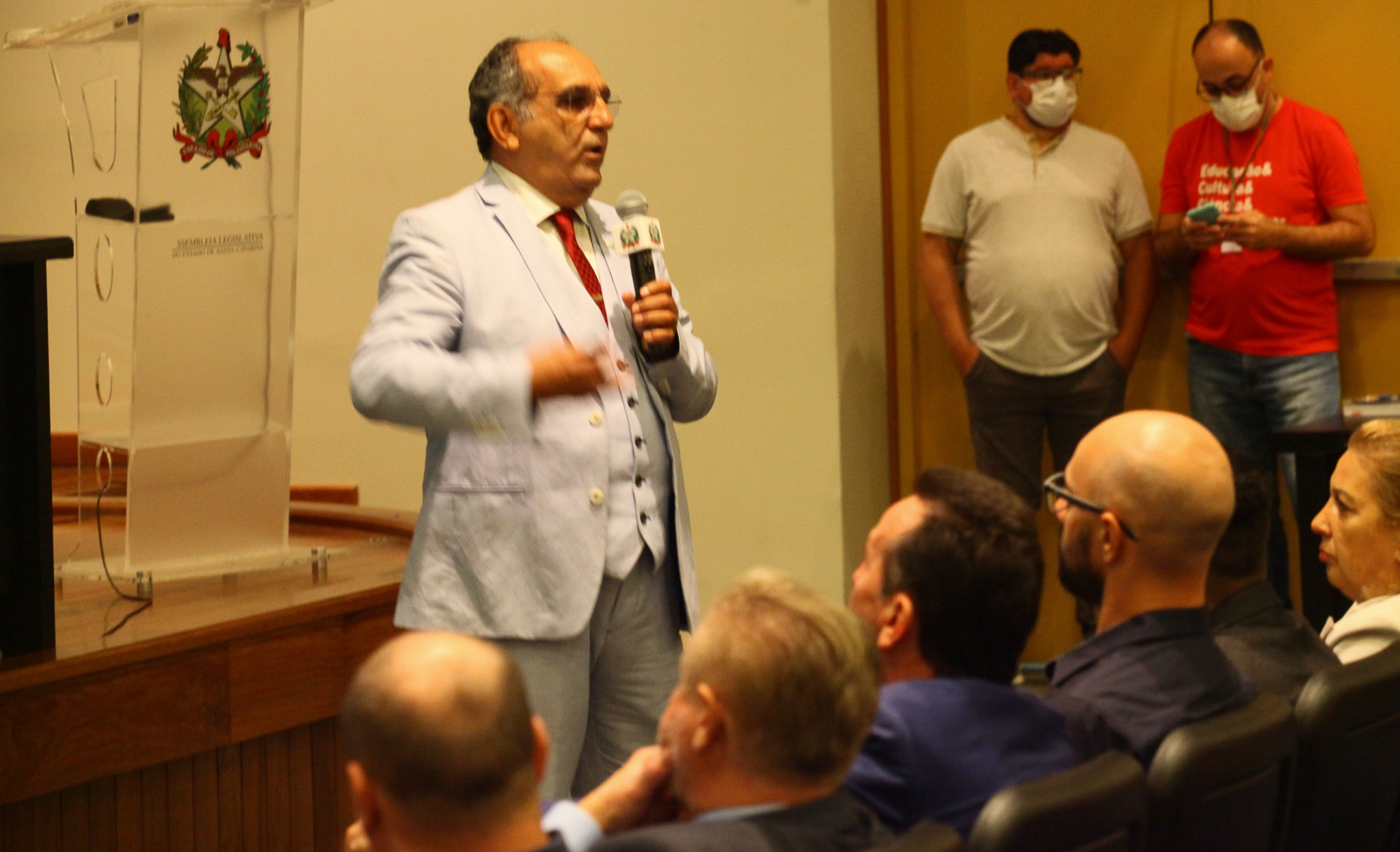 Encontro Estadual dos Vereadores 2022 - Prof. Dr. Elias Rocha Gonçaves, presidente da Associação das Escolas Legislativas de de Contas do RJ.