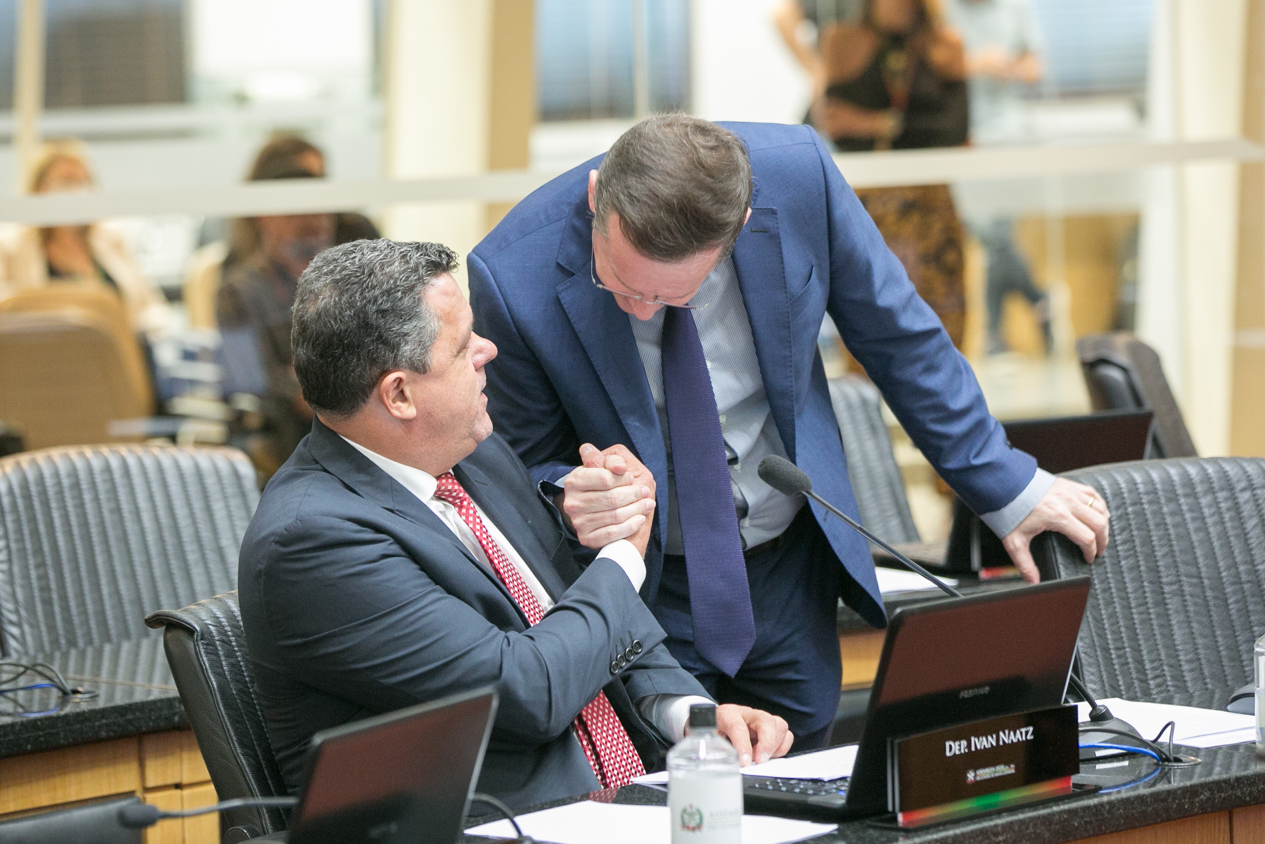 Deputado Ivan Naatz (PL) e Deputado Jair Miotto (PSC)