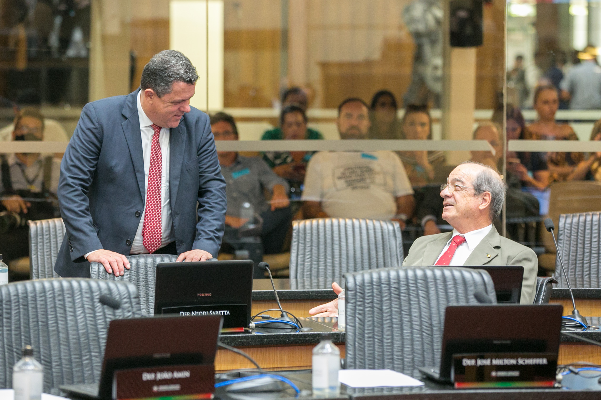 Deputado Ivan Naatz (PL) e Deputado Celso Zuchi (PT)