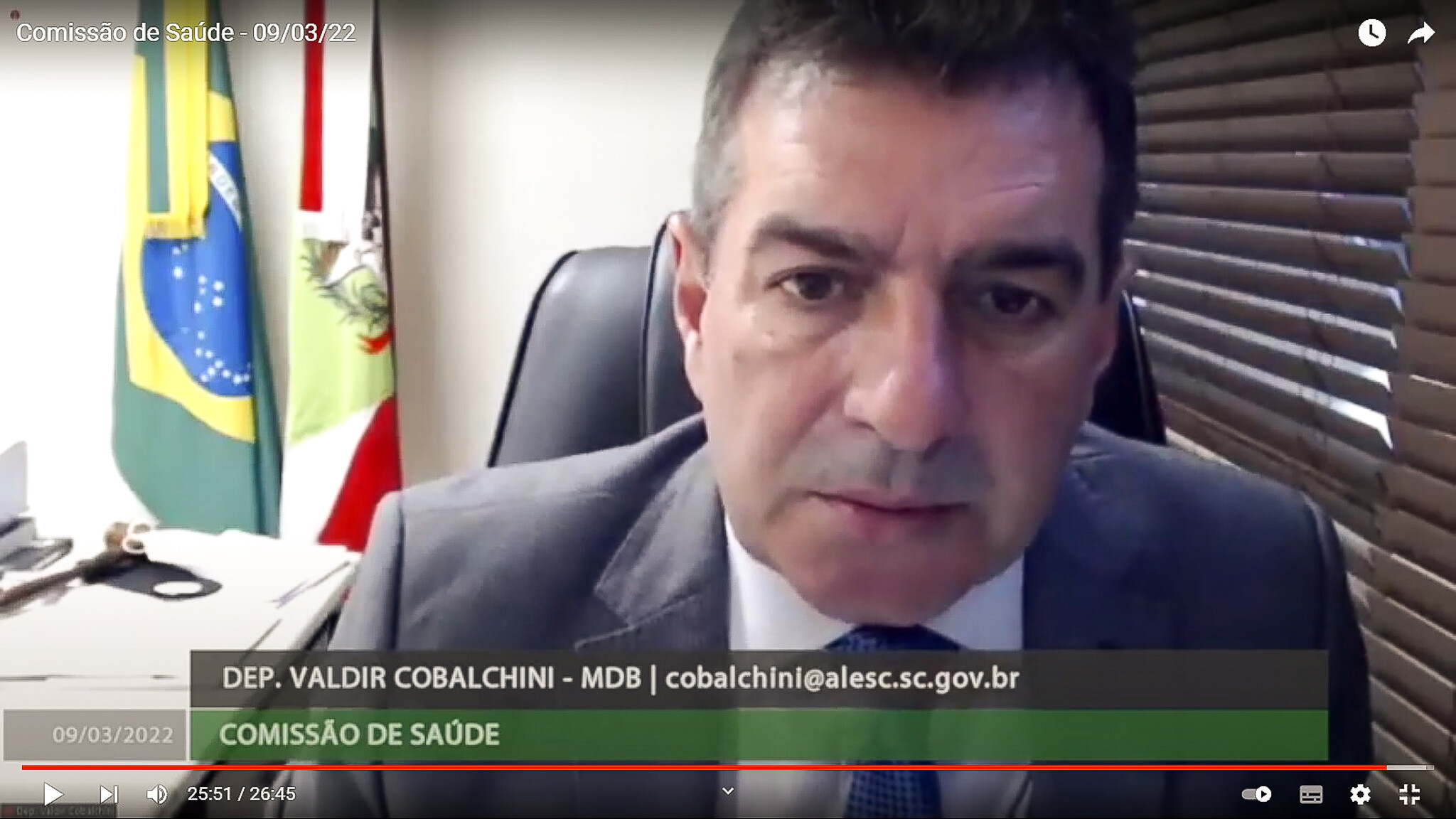 Deputado Valdir Cobalchini