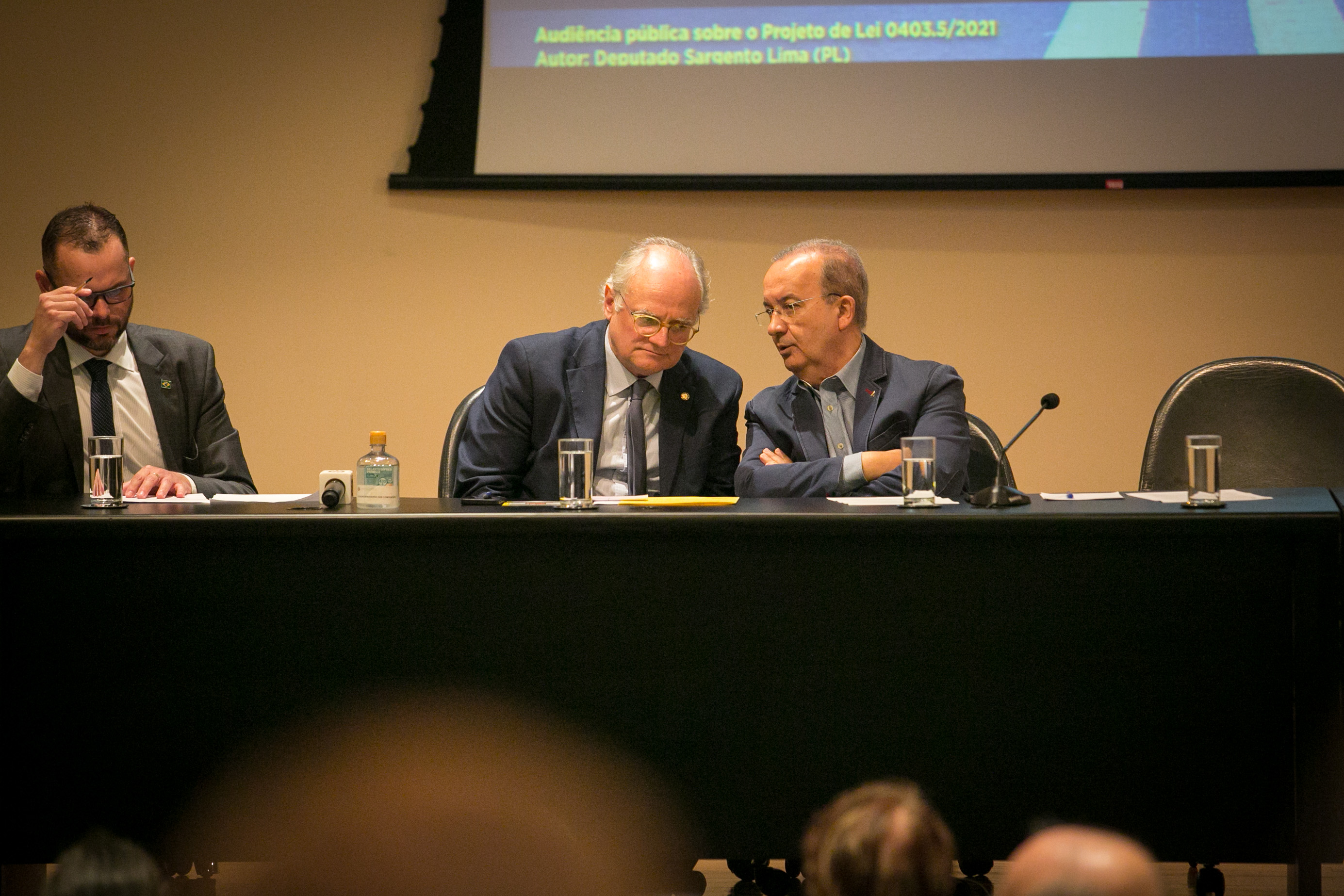 Deputado Dr. Vicente Caropreso (PSDB) e Senador Jorginho Mello (PL)