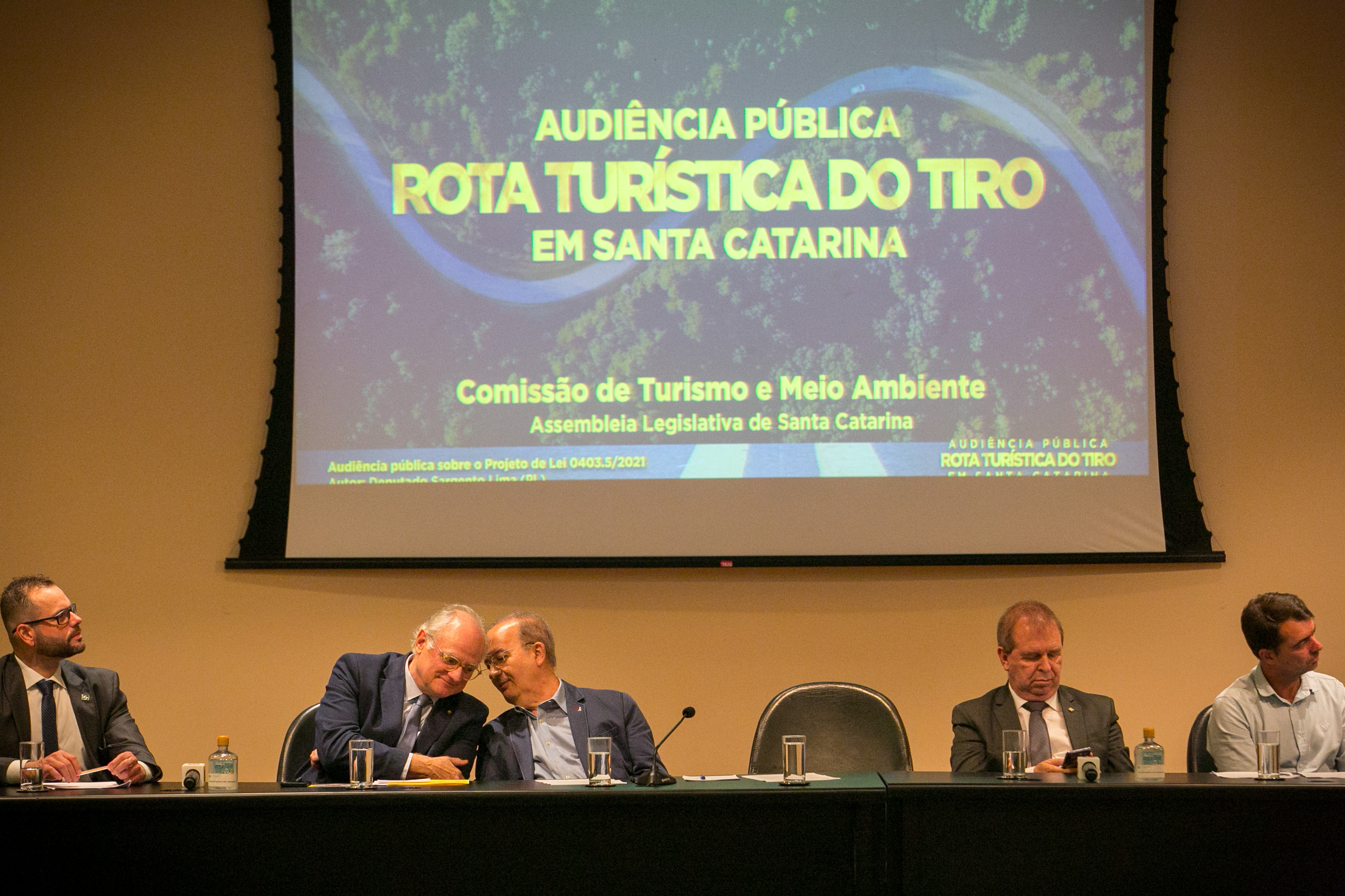 Deputado Dr. Vicente Caropreso (PSDB) e Senador Jorginho Mello (PL)