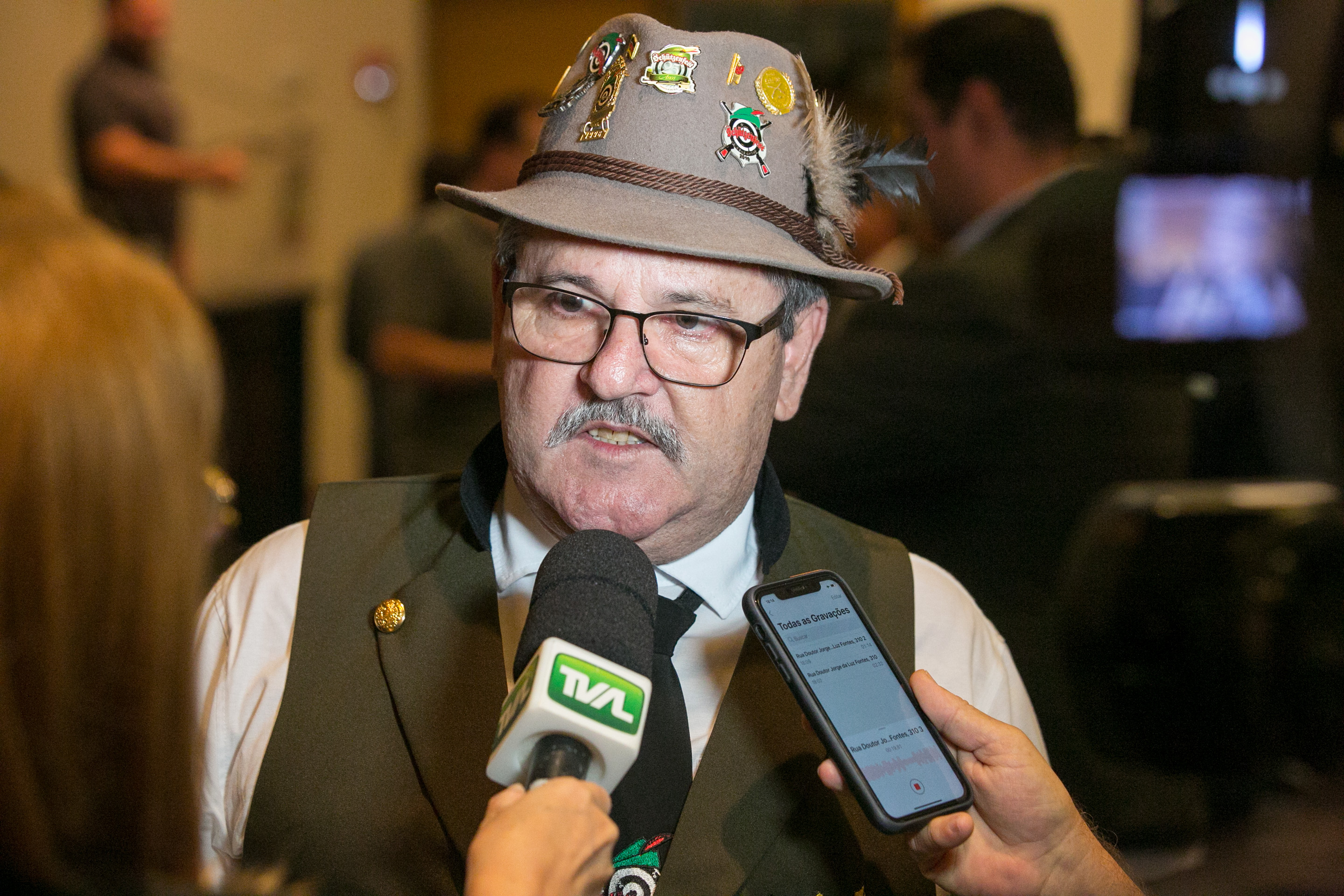 Diretor de Associação de Clubes de Tiro do Vale do Itapocú, João Pickicius