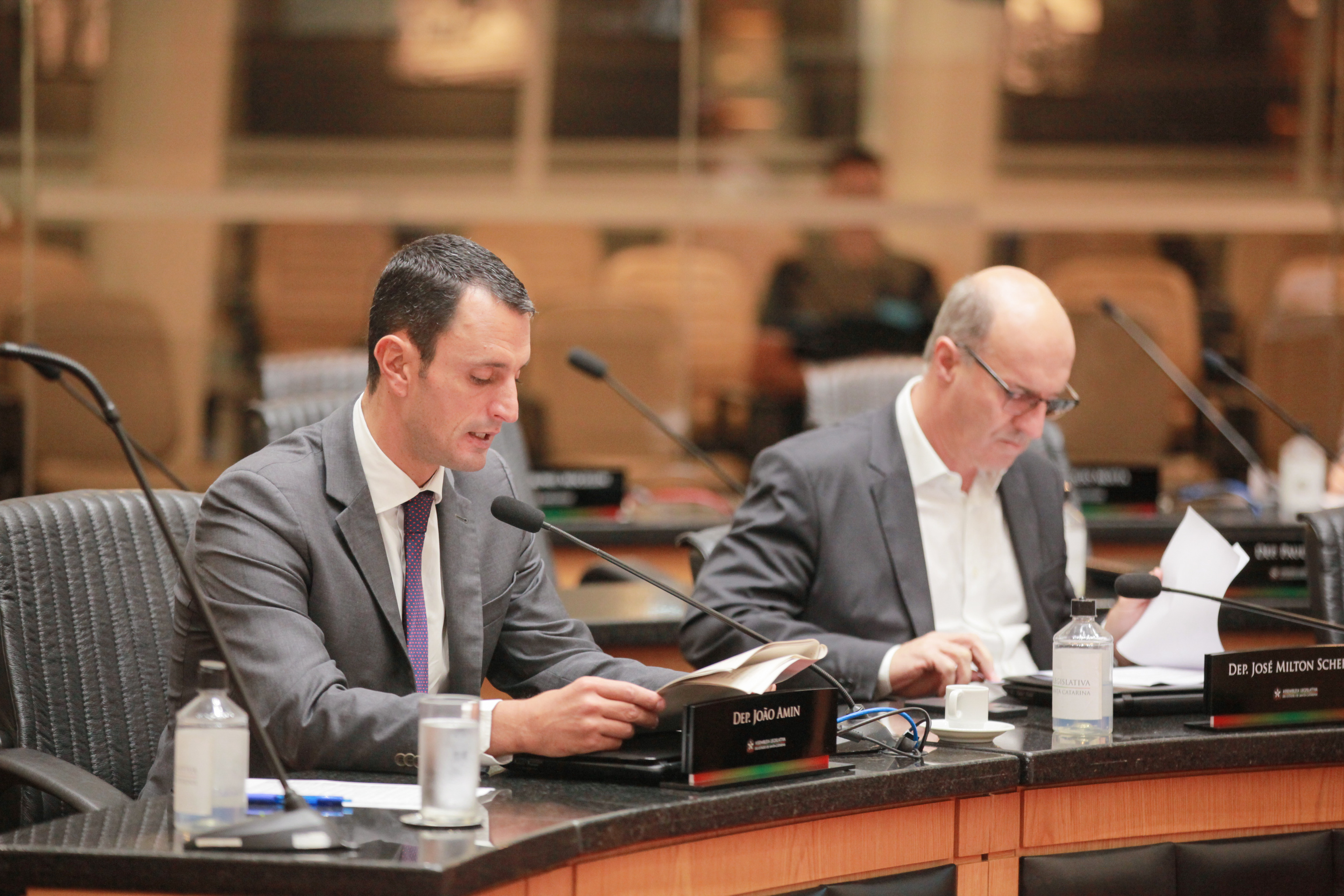 - Deputado João Amin (PP) - Deputado Milton Scheffer (PP)