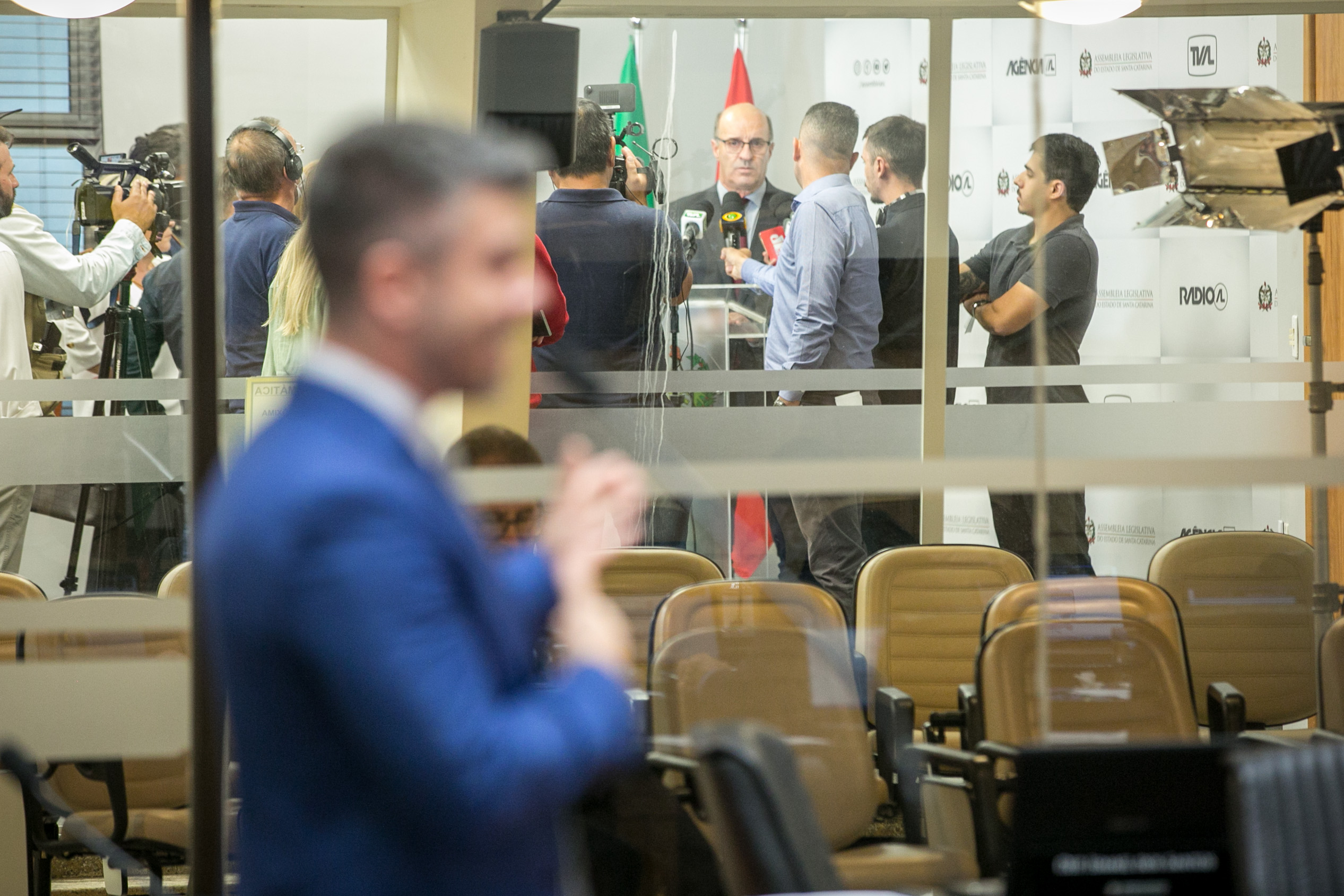 Deputado Bruno Souza (NOVO) e Deputado José Milton Scheffer (PP)