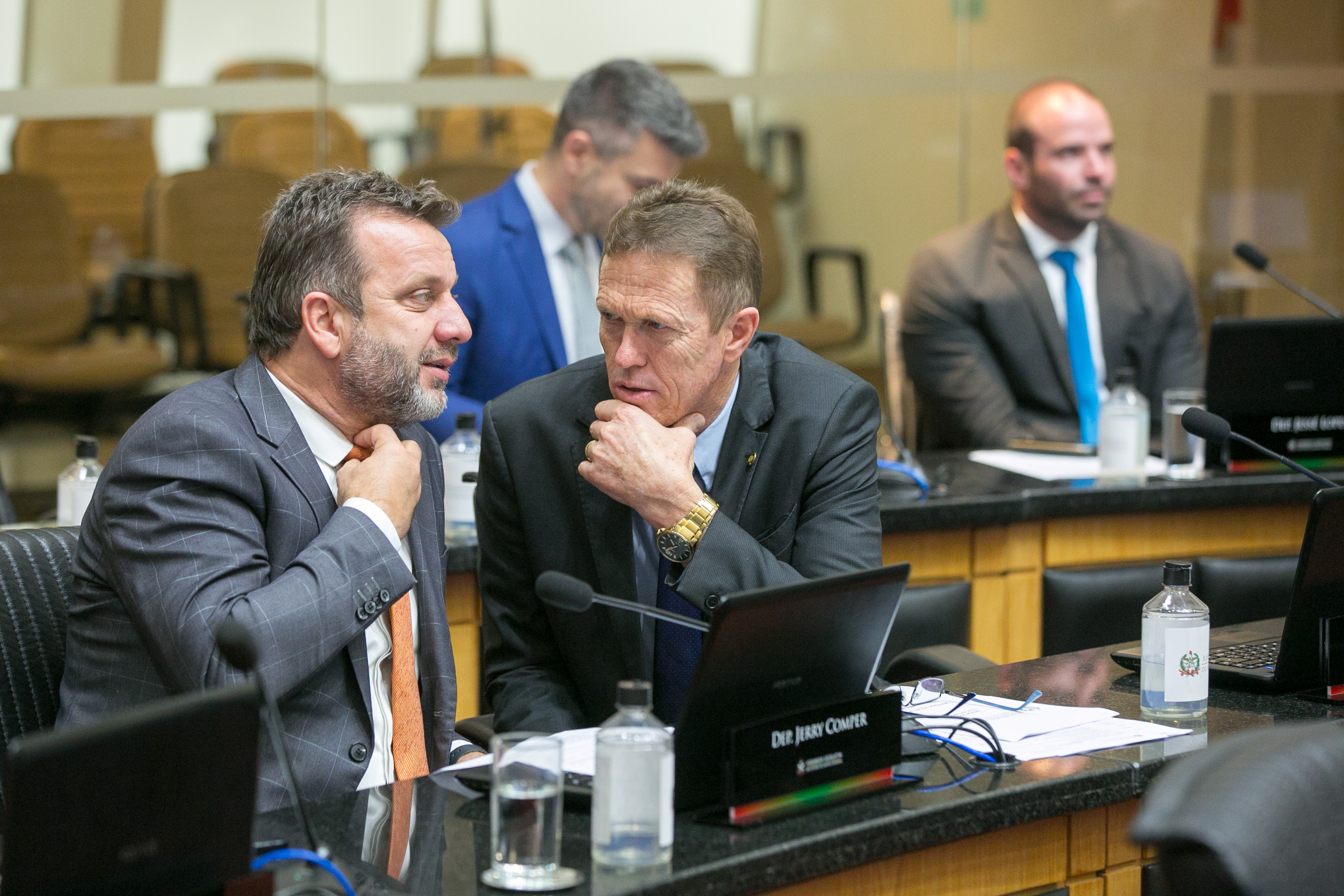 Deputado Jerry Comper (MDB) e Deputado Volnei Weber (MDB)