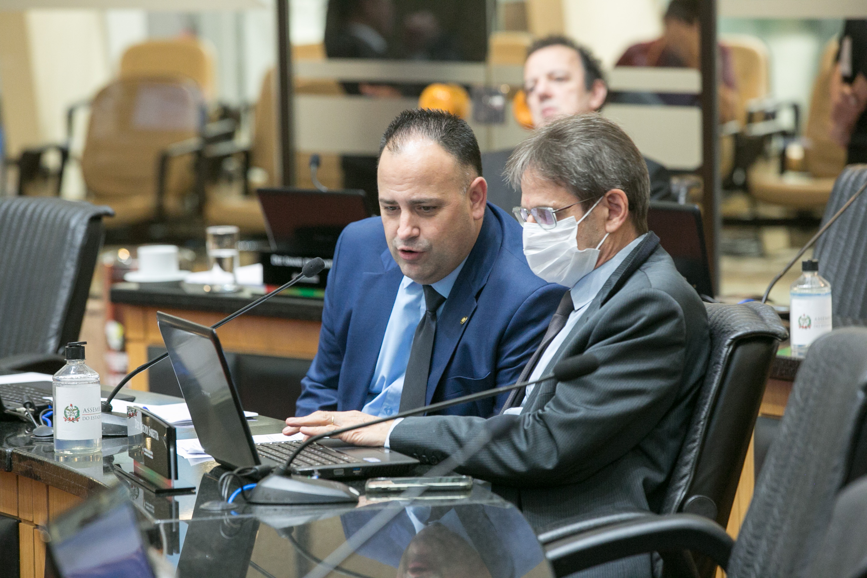 Deputado Adriano Pereira (PT) e Deputado Neodi Saretta (PT)