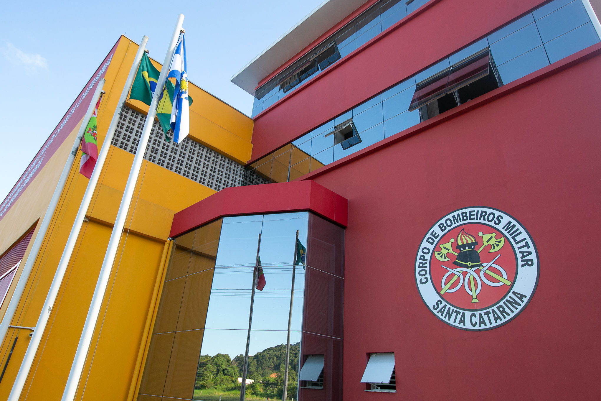 Quartel do 13º Batalhão dos Bombeiros Militar, em Balneário Camboriú