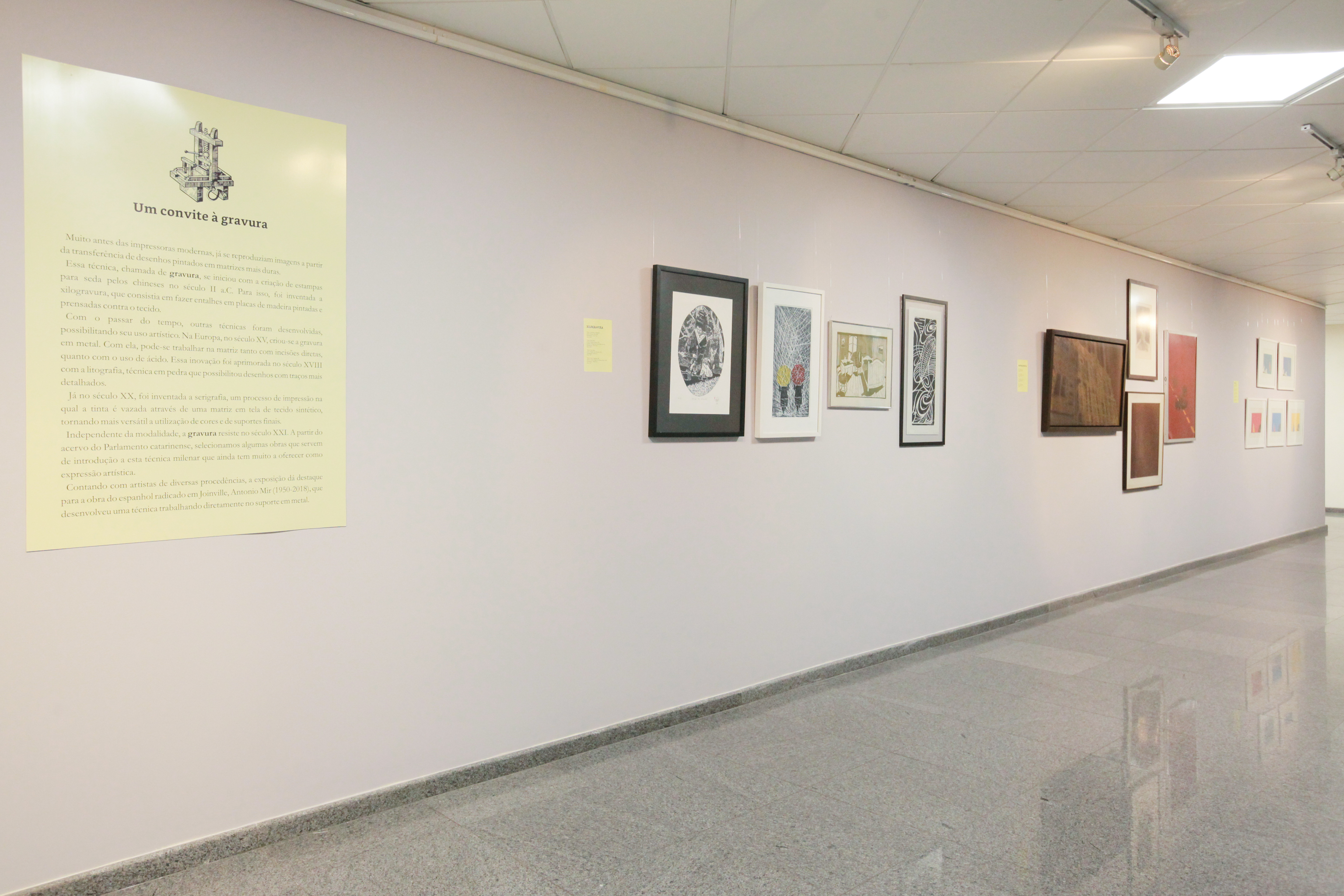 Exposição “Um convite à gravura”