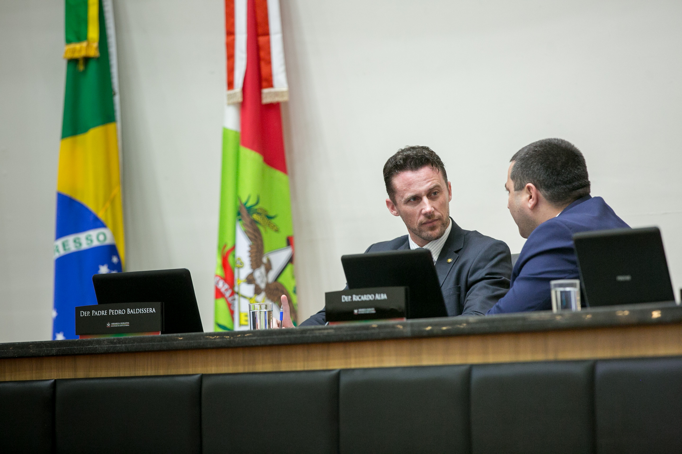 Deputado Fernando Krelling (MDB) e Deputado Ricardo Alba (União)