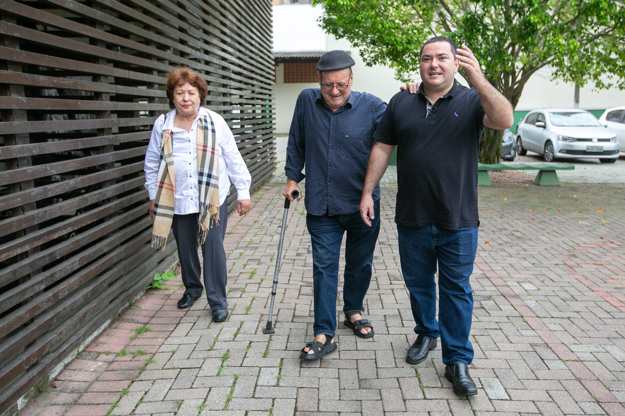 Cleide Alba, Leonir Alba e deputado Ricardo Alba (União Brasil)