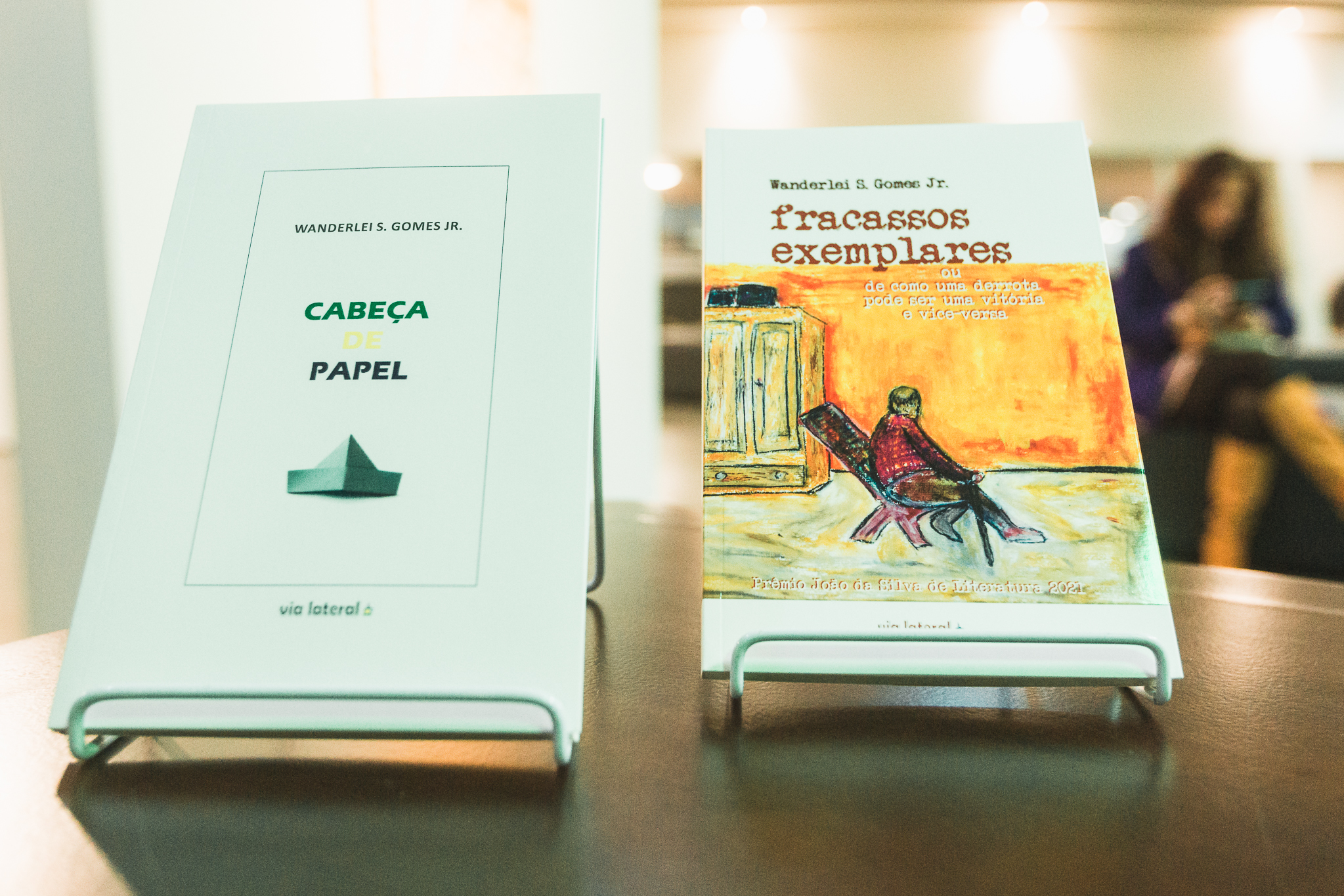 Lançamento Literário – Cabeça de Papel e Fracassos Exemplares – WanderleiS. Gomes Jr.