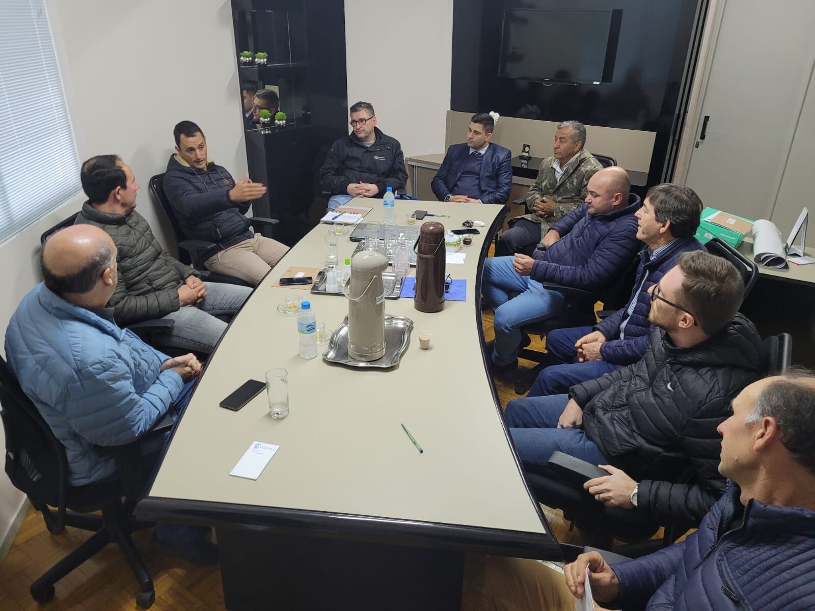 Deputado João Amin e lideranças do Meio Oeste