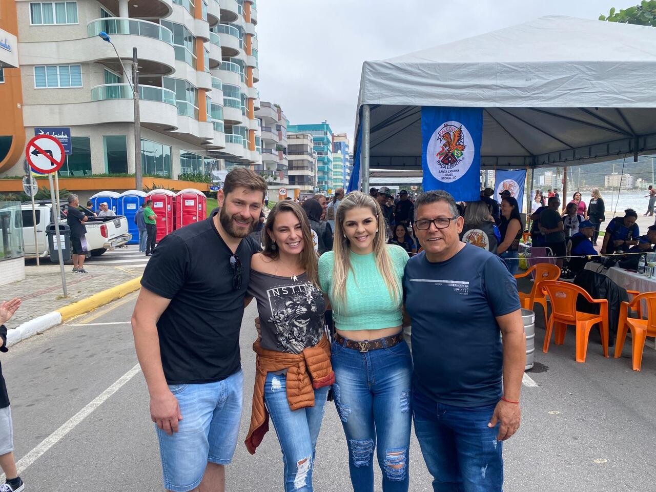 Paulinha visita Itapema. FOTO: Divulgação