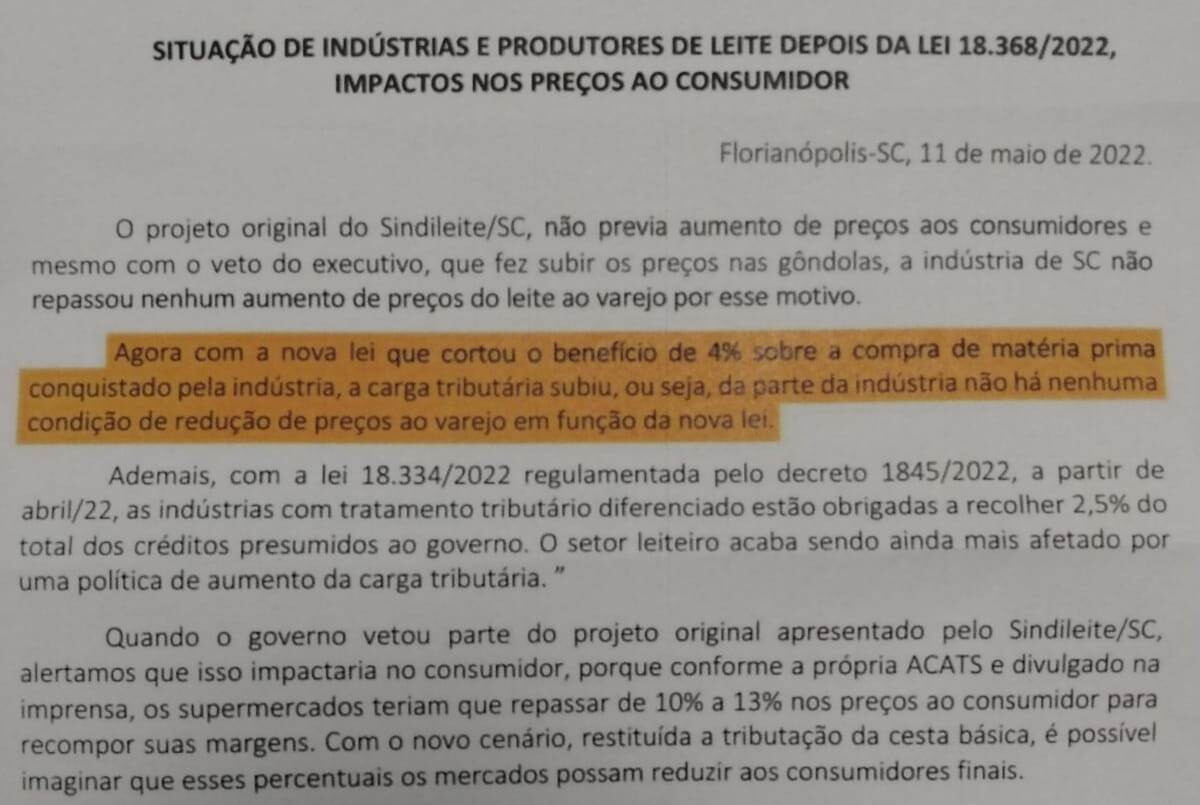 Nota oficial do Sindileite