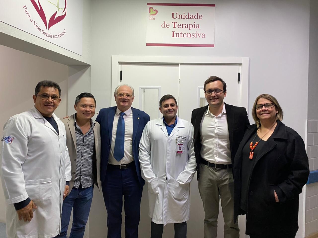 Deputado Dr. Vicente e lideranças de Indaial