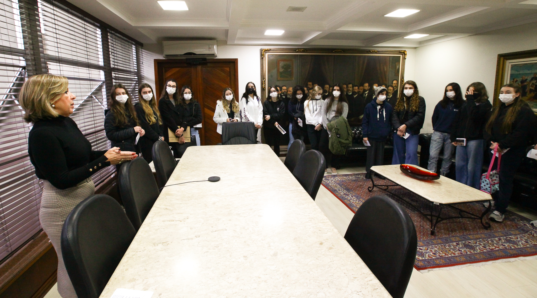 Presidência - Visita de Alunos do Colégio Catarinense