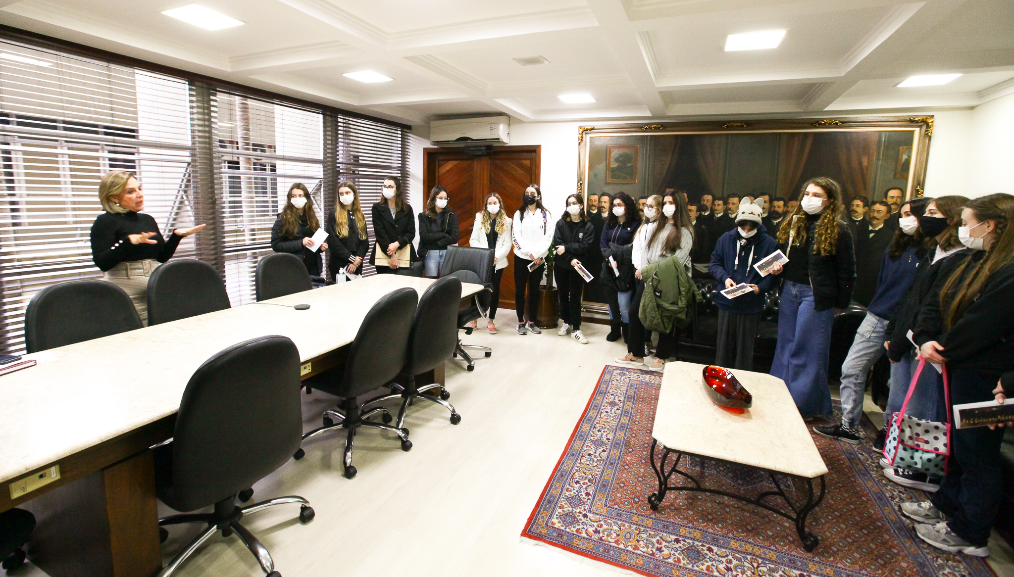 Presidência - Visita de Alunos do Colégio Catarinense