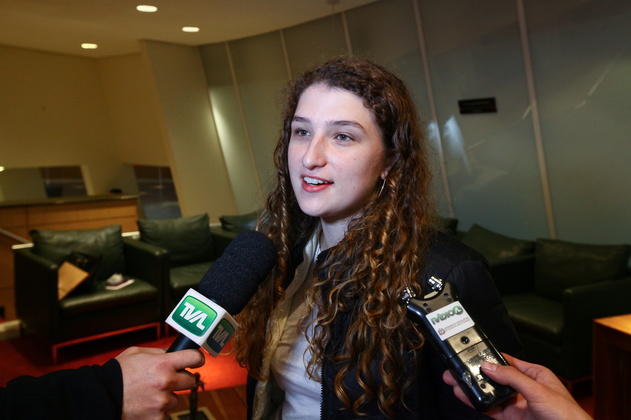 Presidência - Visita de Alunos do Colégio Catarinense - Yolanda Vanderline Camargo